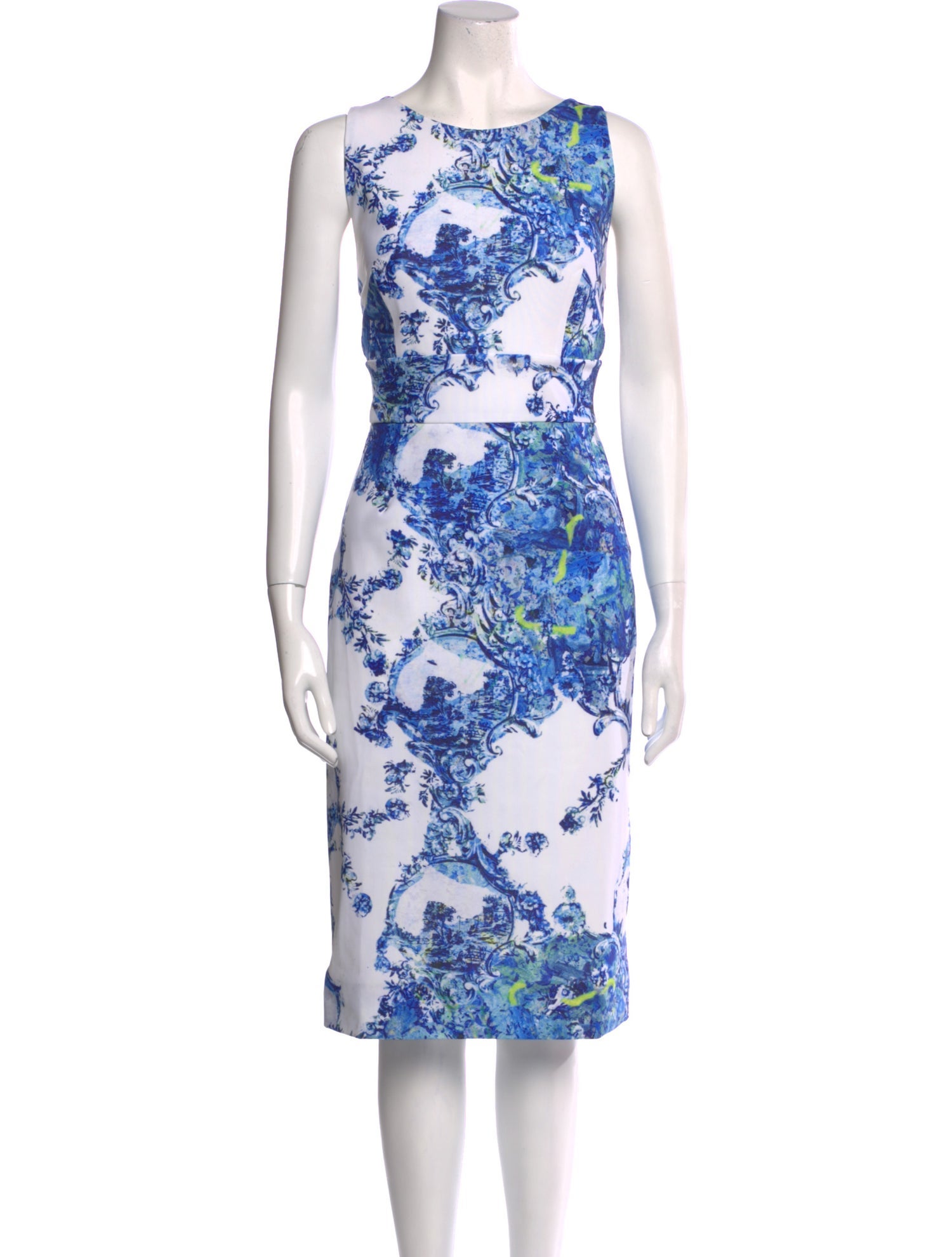 Erdem Floral Print Midi Length Dress