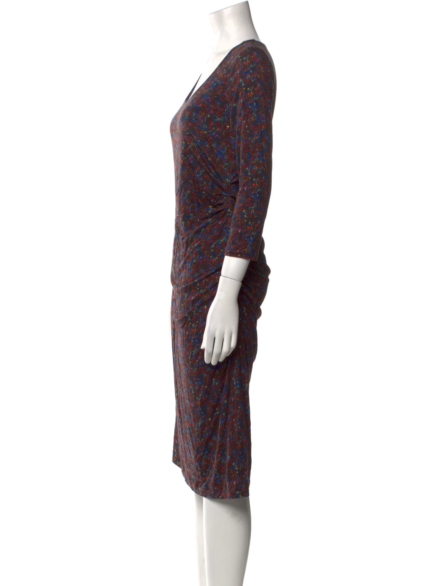 Erdem Printed Knee-Length Dress