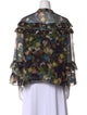 Erdem Silk Floral Print Blouse