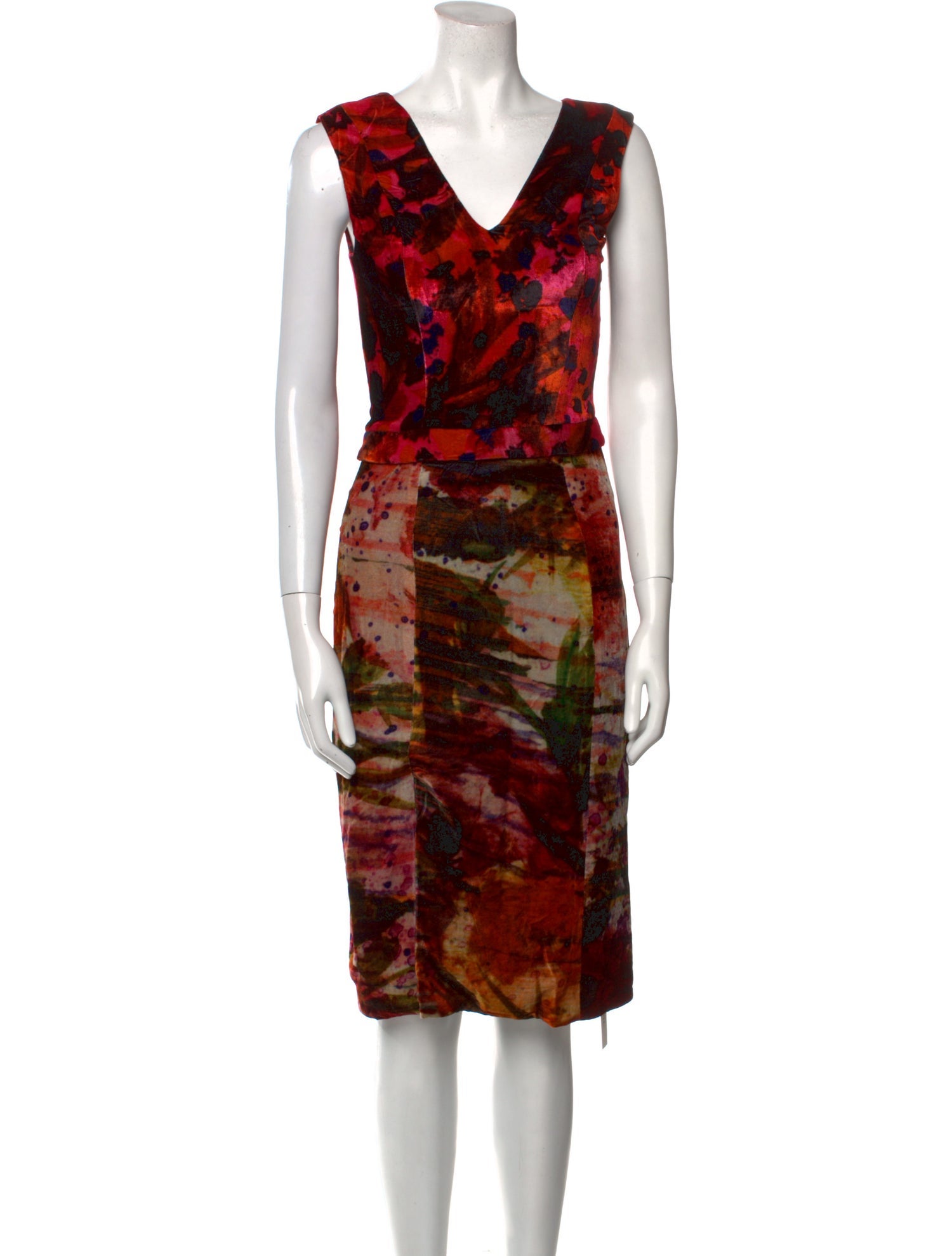 Erdem Printed Midi Length Dress