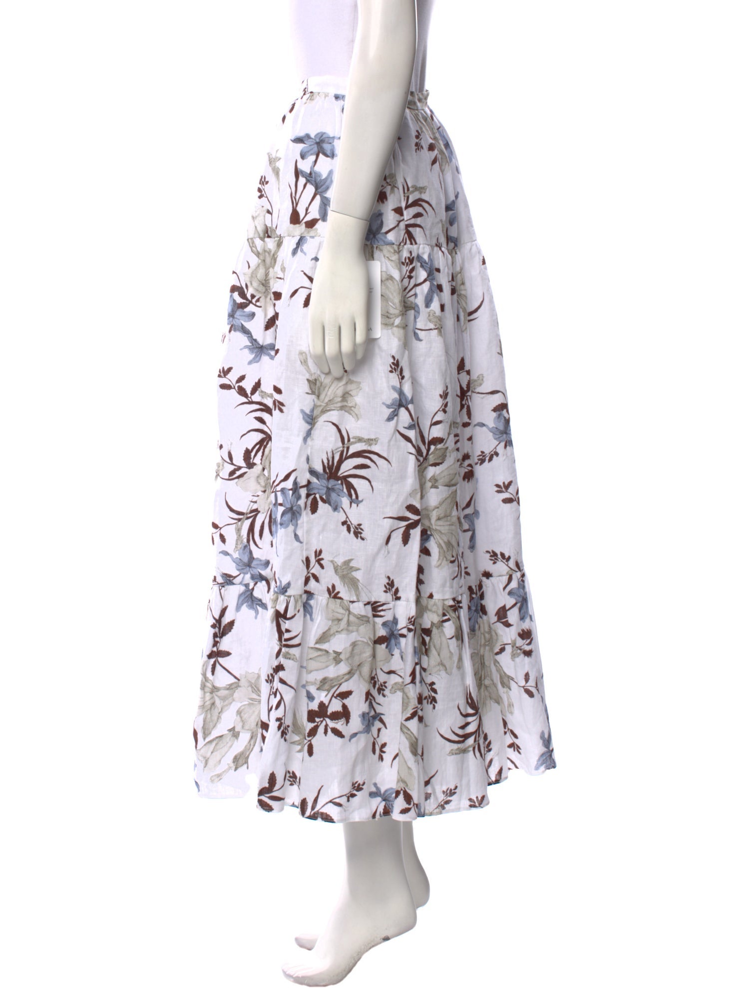 Erdem Linen Midi Length Skirt w/ Tags