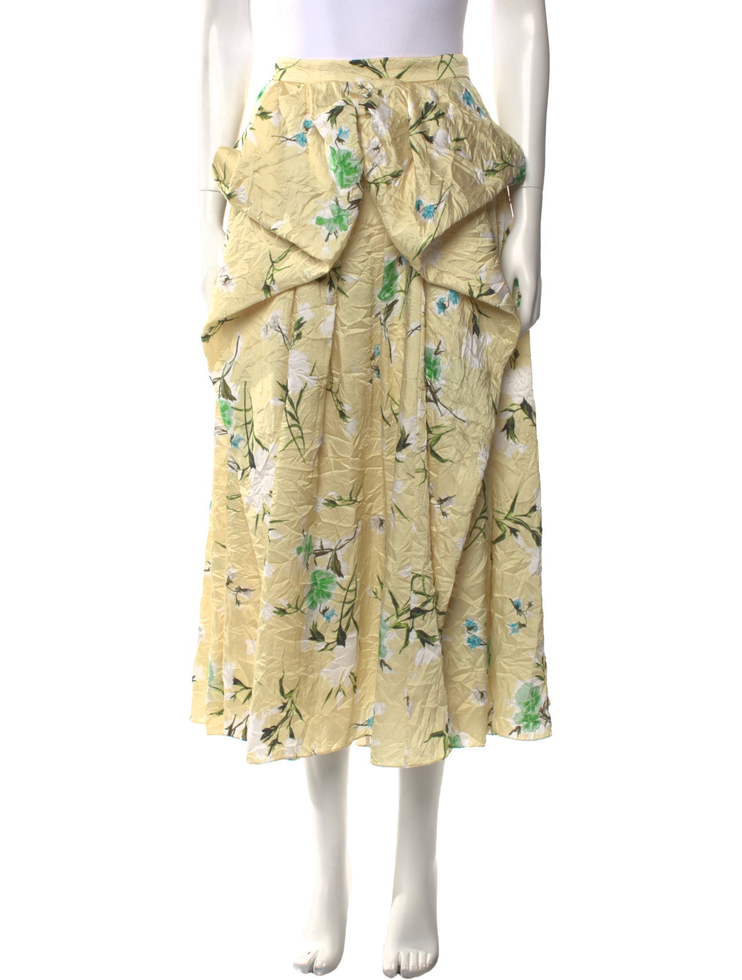 Erdem Floral Print Midi Length Skirt