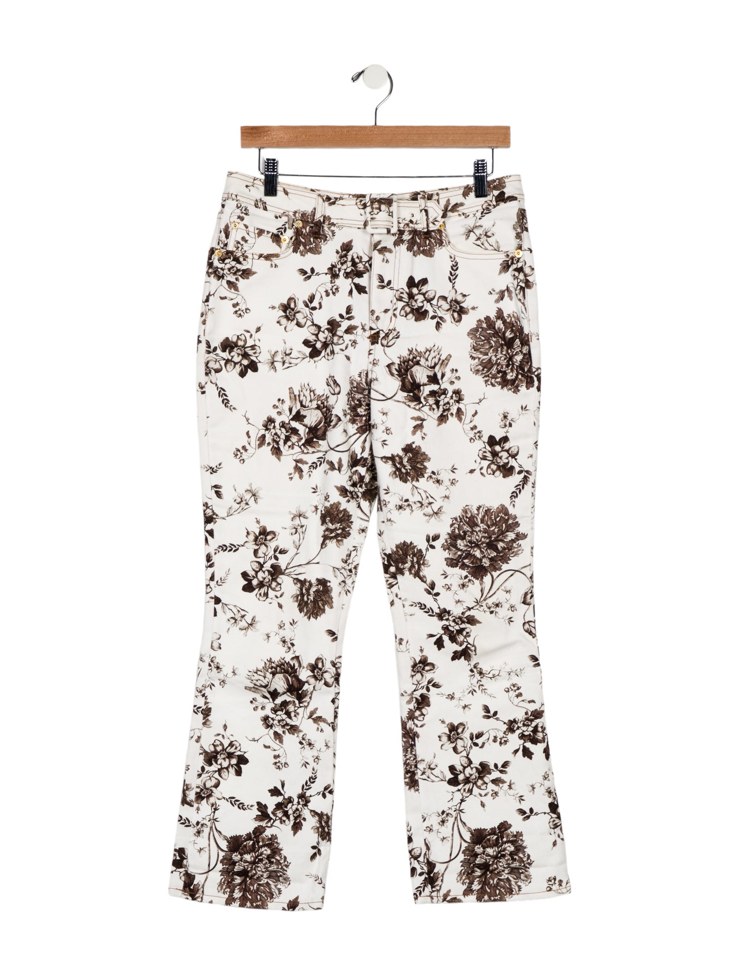 Erdem High-Rise Wide Leg Jeans