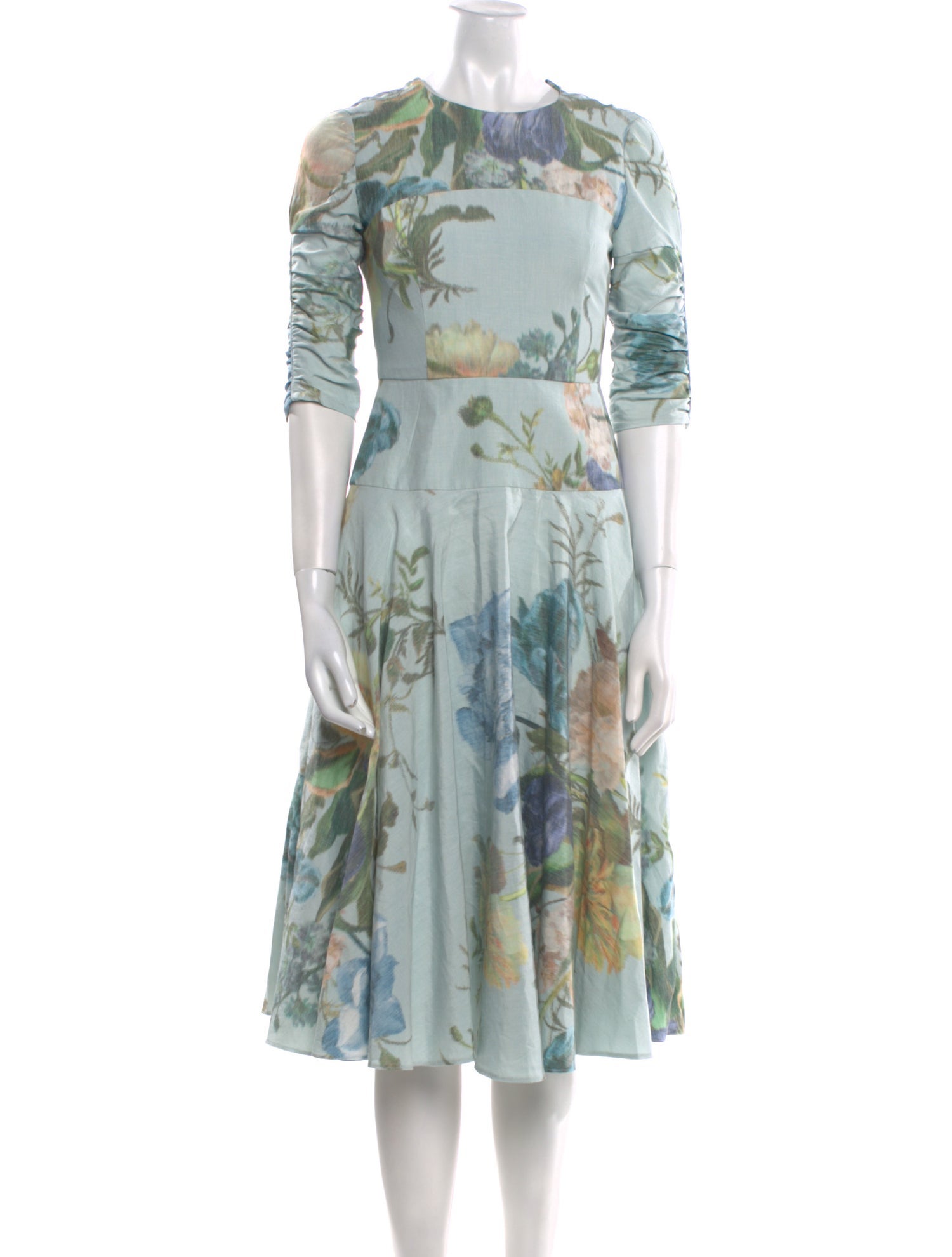 Erdem Printed Midi Length Dress