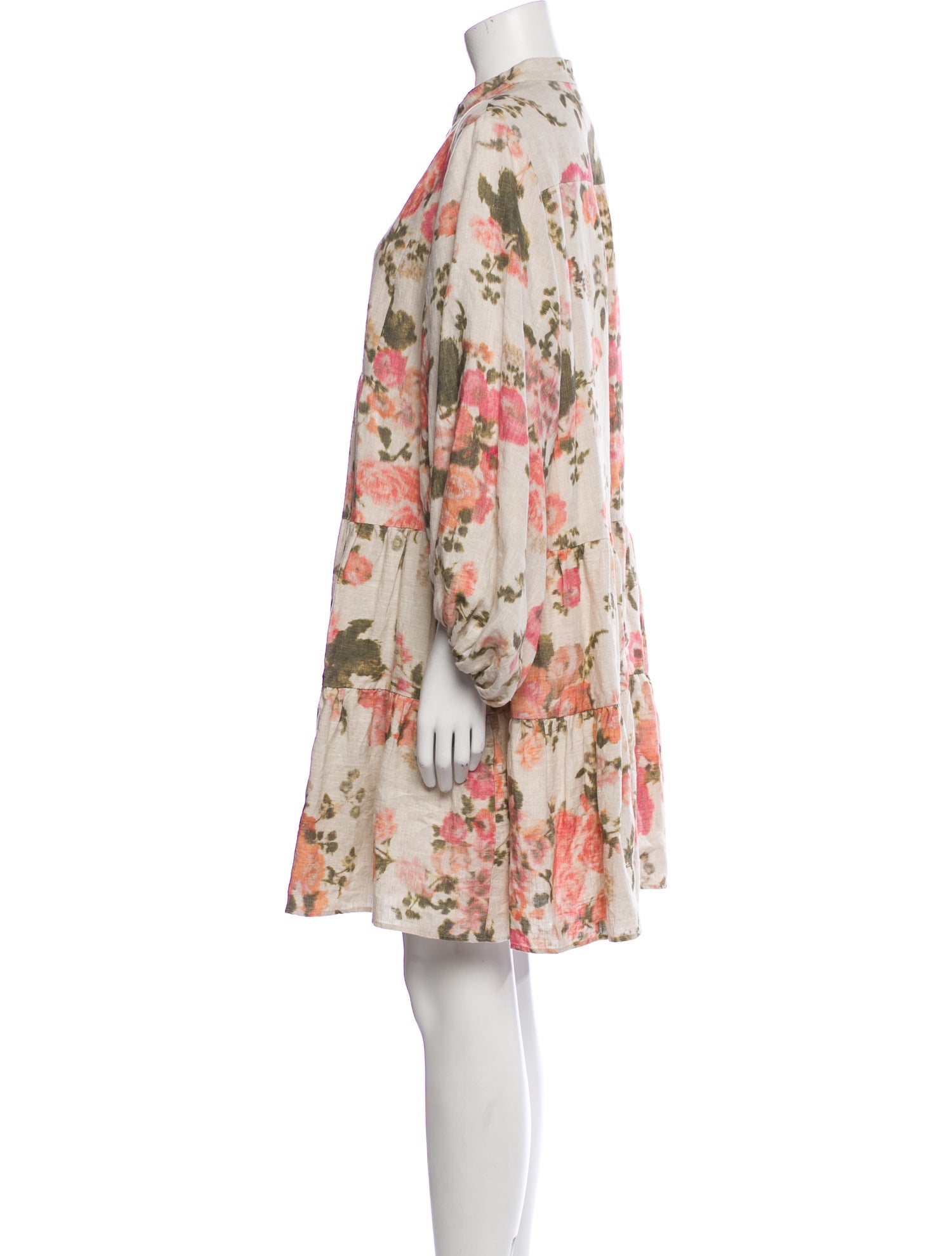 Erdem Linen Knee-Length Dress