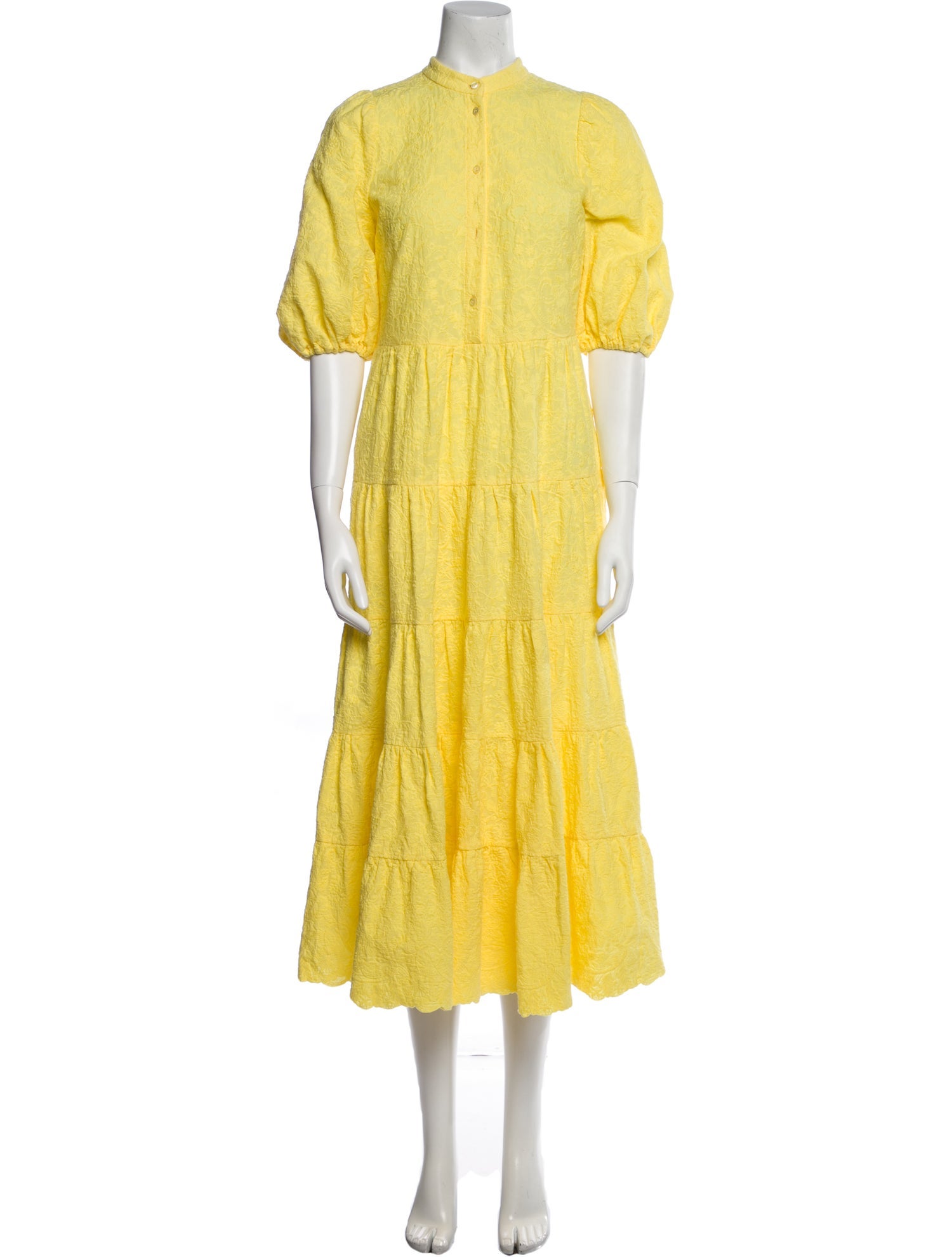 Erdem Mock Neck Long Dress