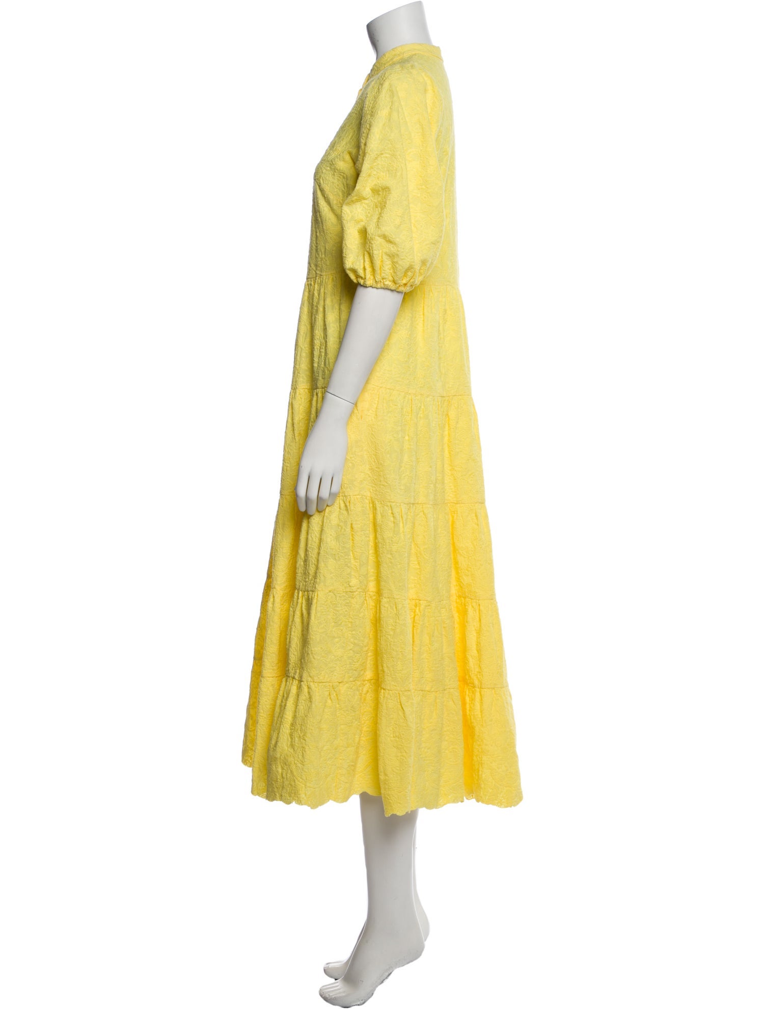 Erdem Mock Neck Long Dress