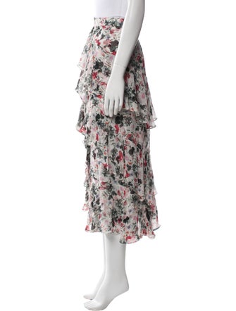 Erdem Printed Midi Length Skirt