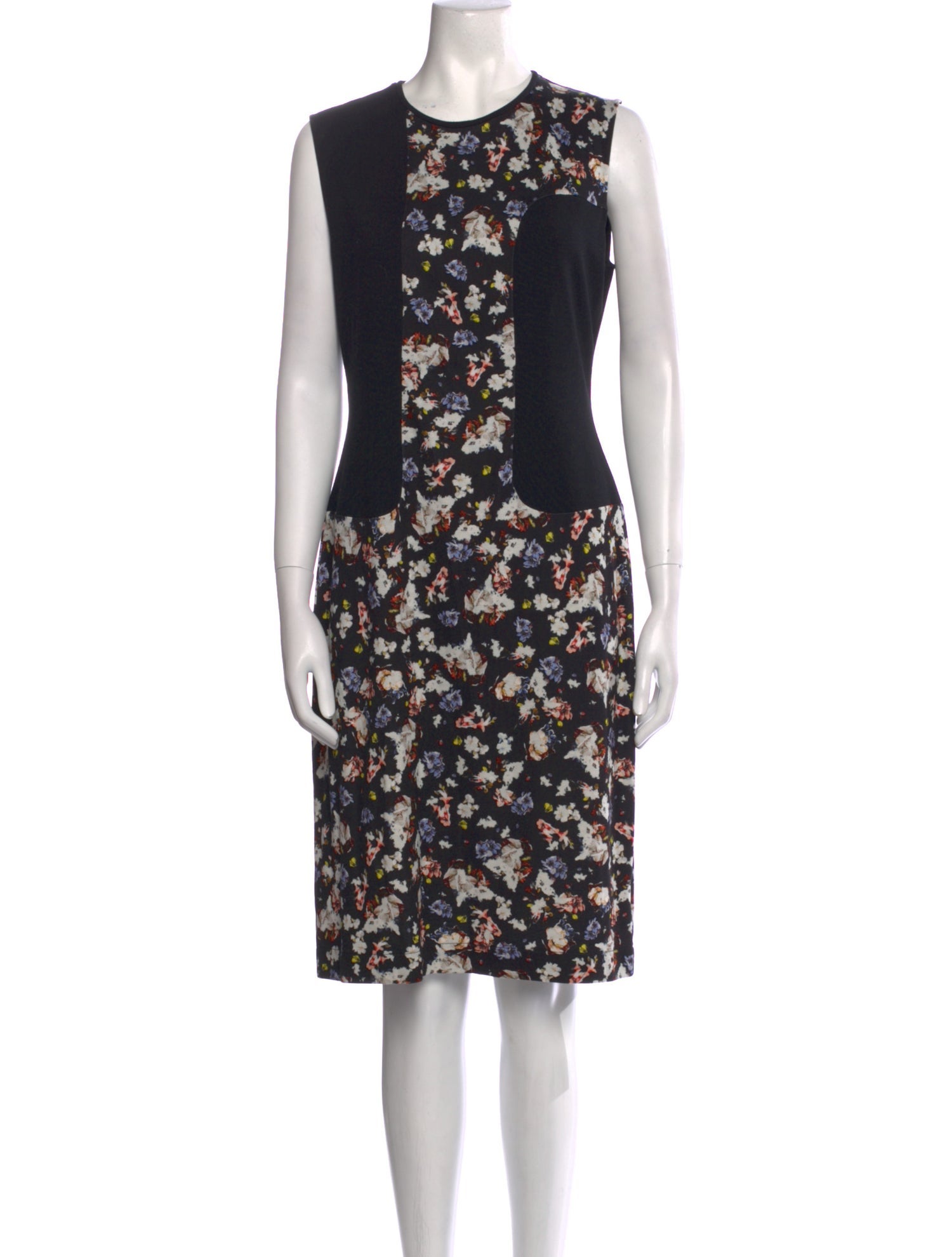 Erdem Floral Print Knee-Length Dress
