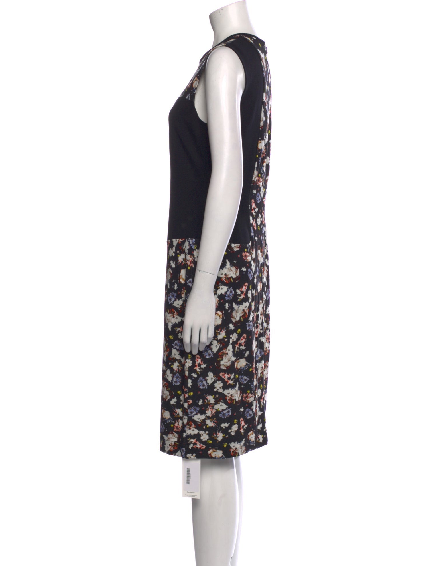 Erdem Floral Print Knee-Length Dress