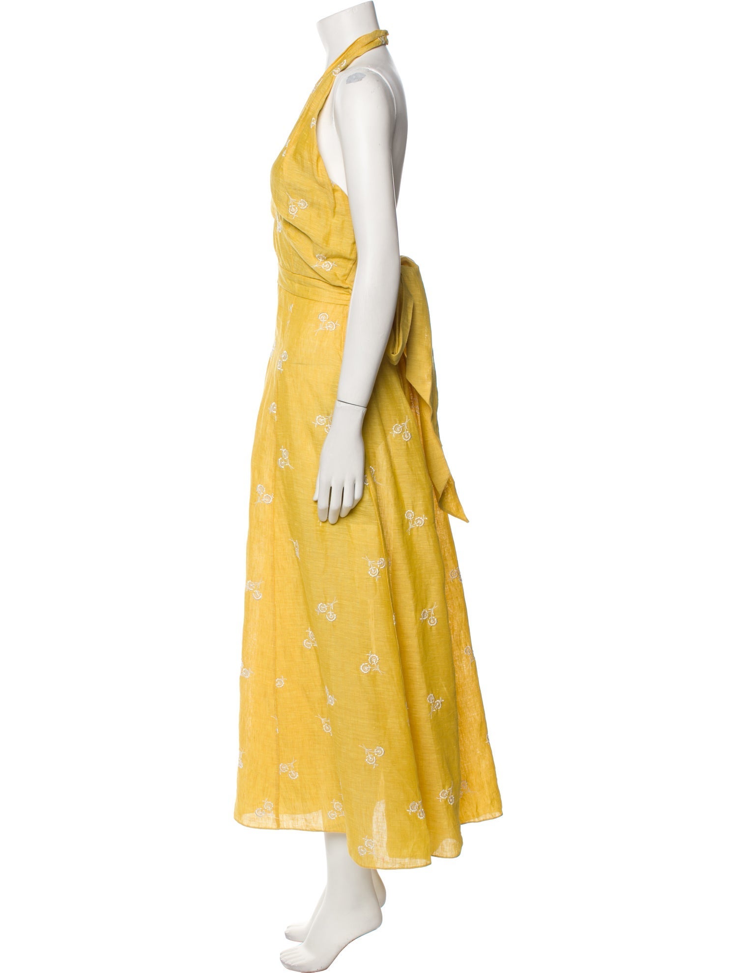 Erdem Linen Long Dress