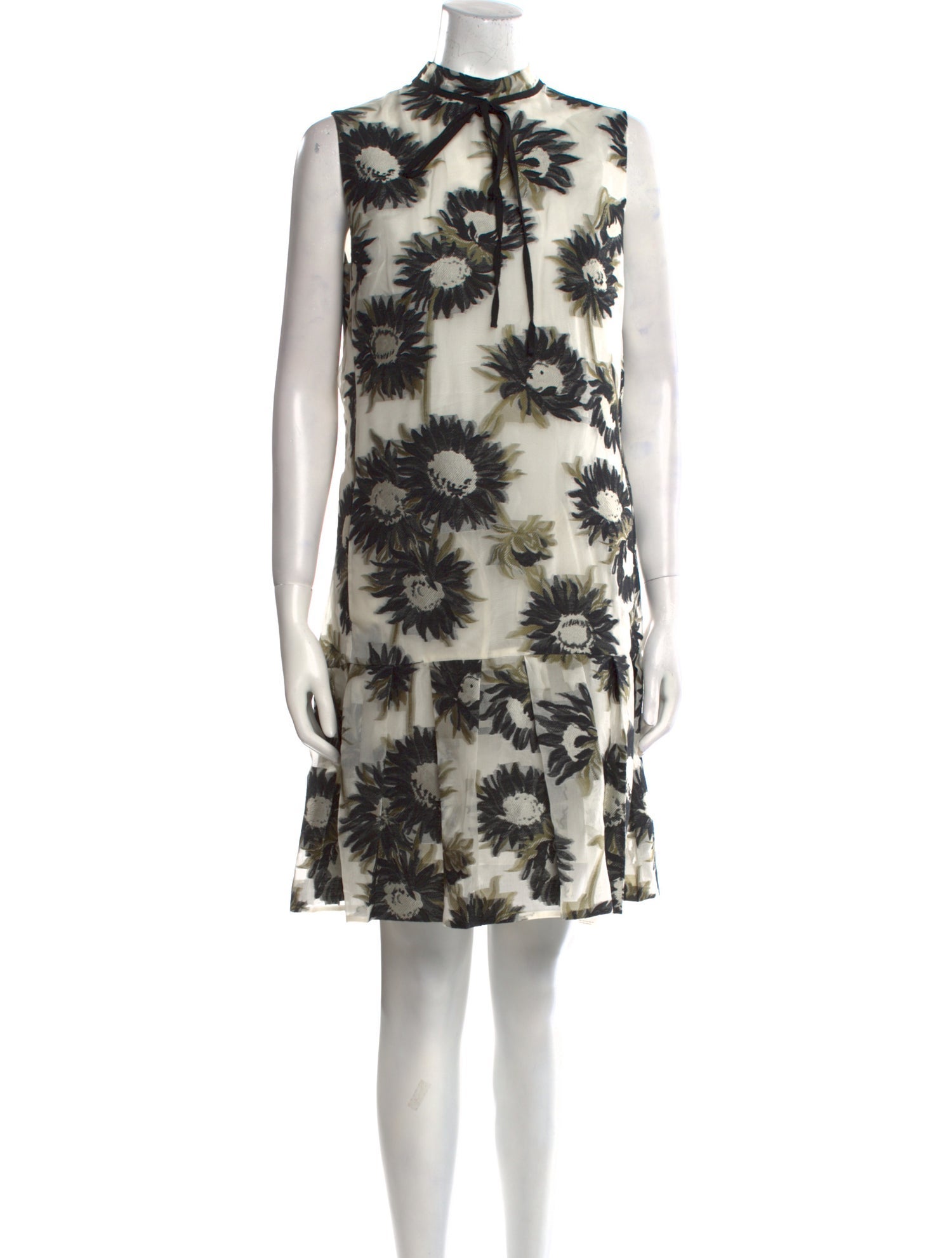 Erdem Floral Print Mini Dress