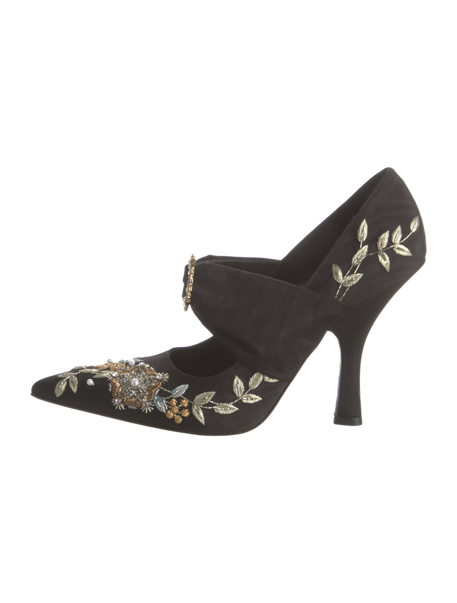Erdem Floral Print Pumps