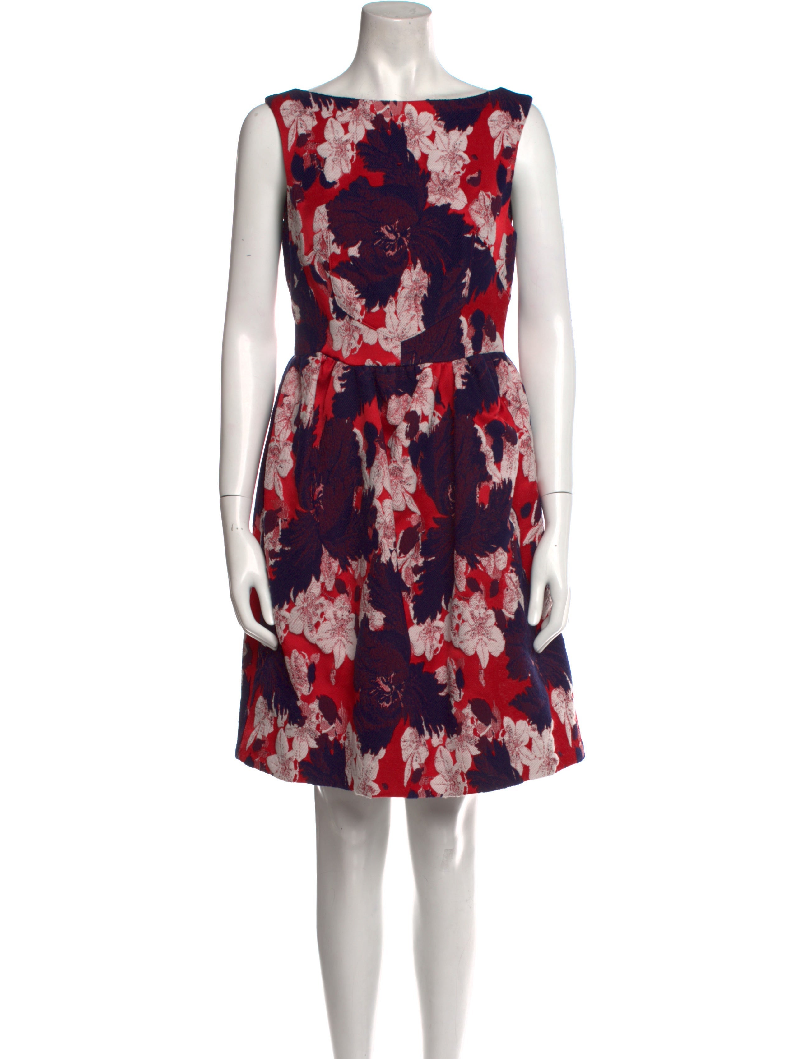 Erdem Floral Print Mini Dress