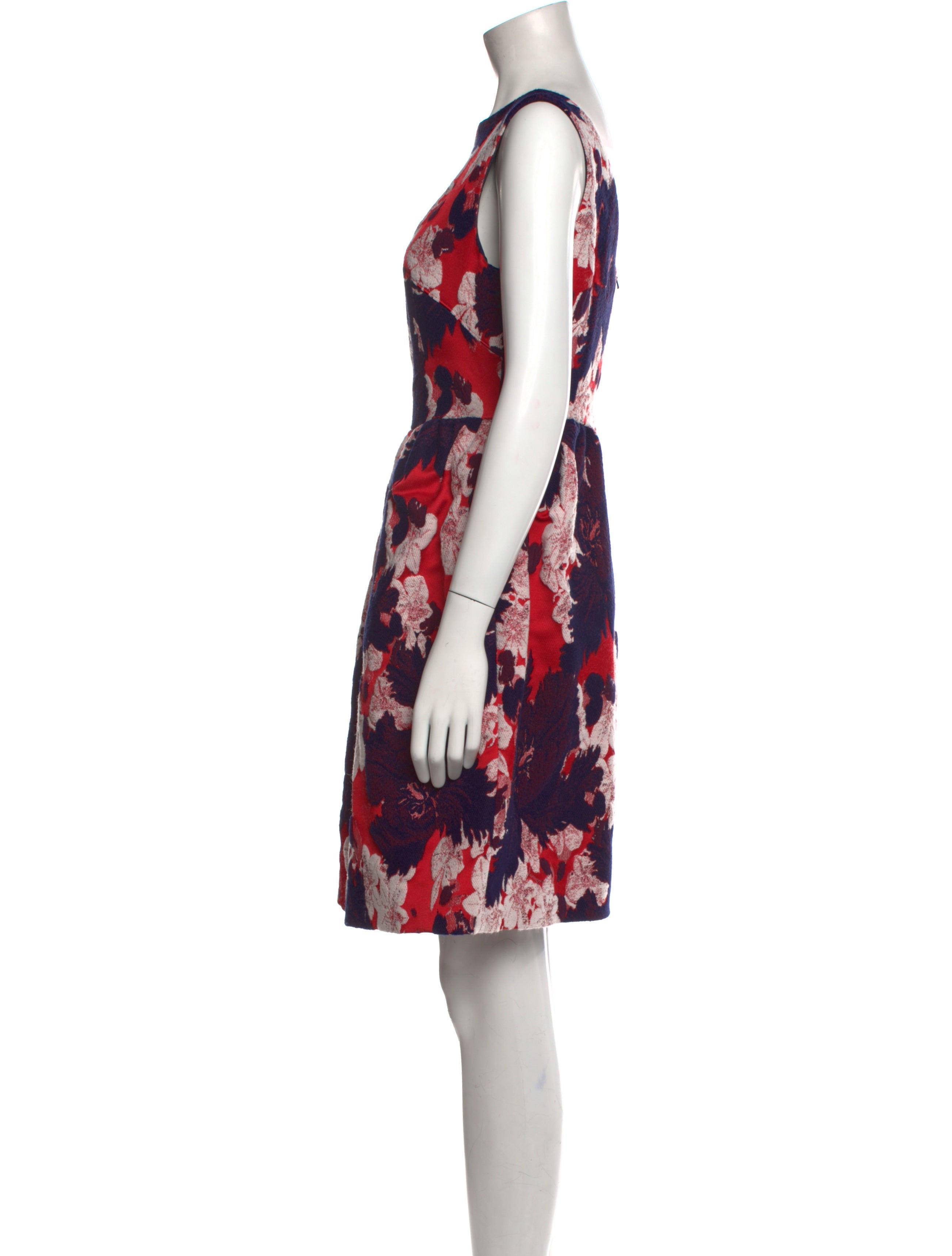 Erdem Floral Print Mini Dress
