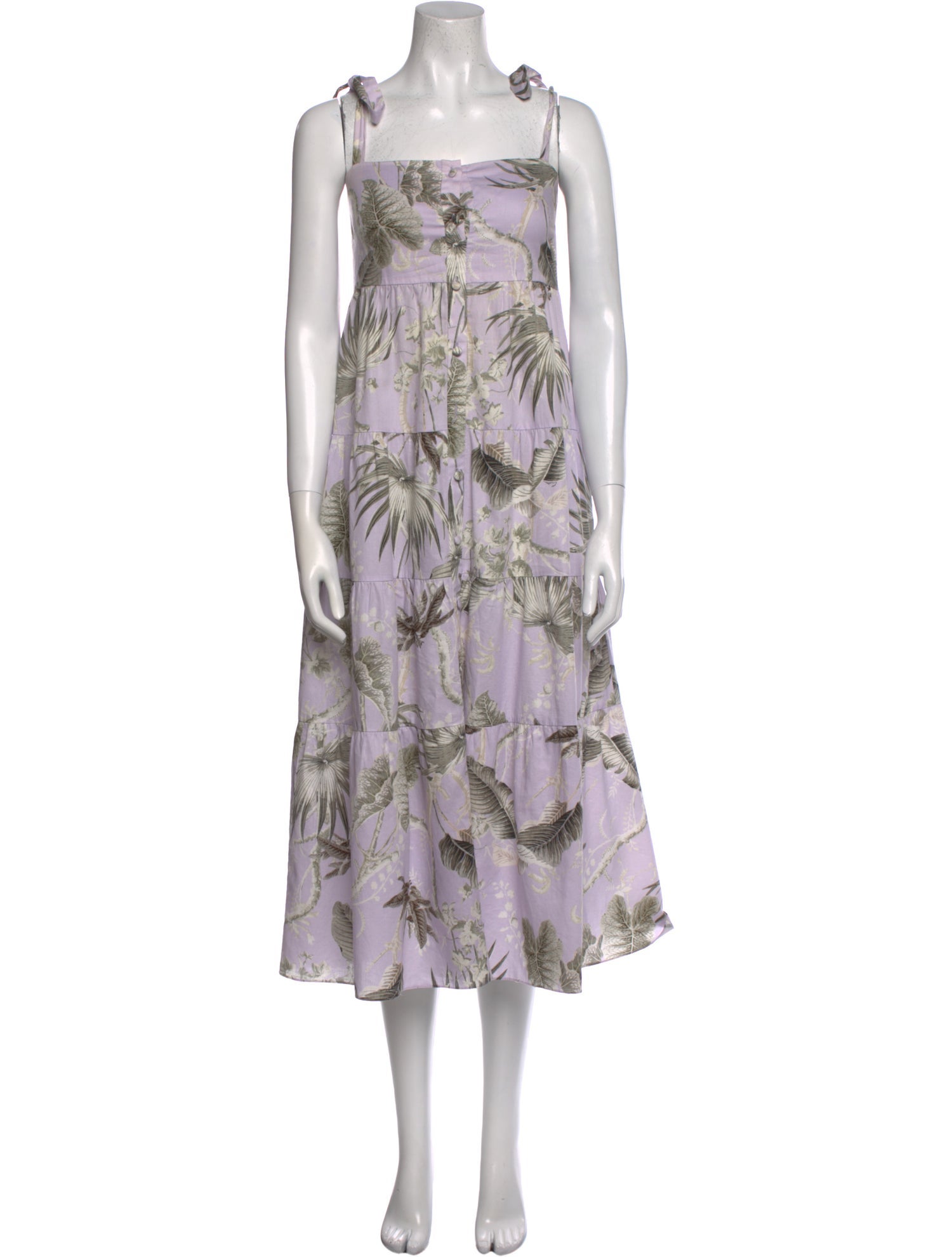 Erdem Georgiana Long Dress