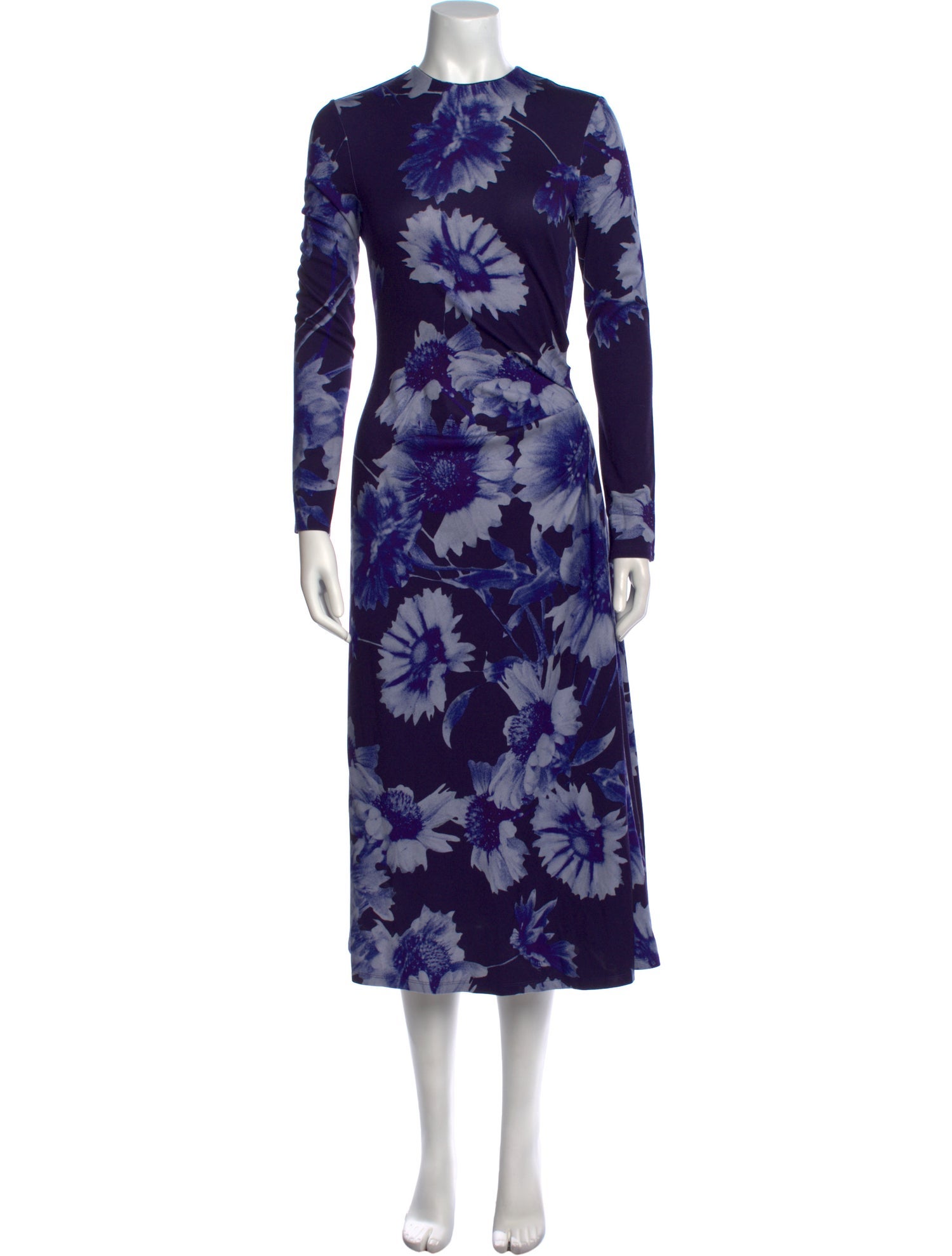 Erdem Floral Print Long Dress
