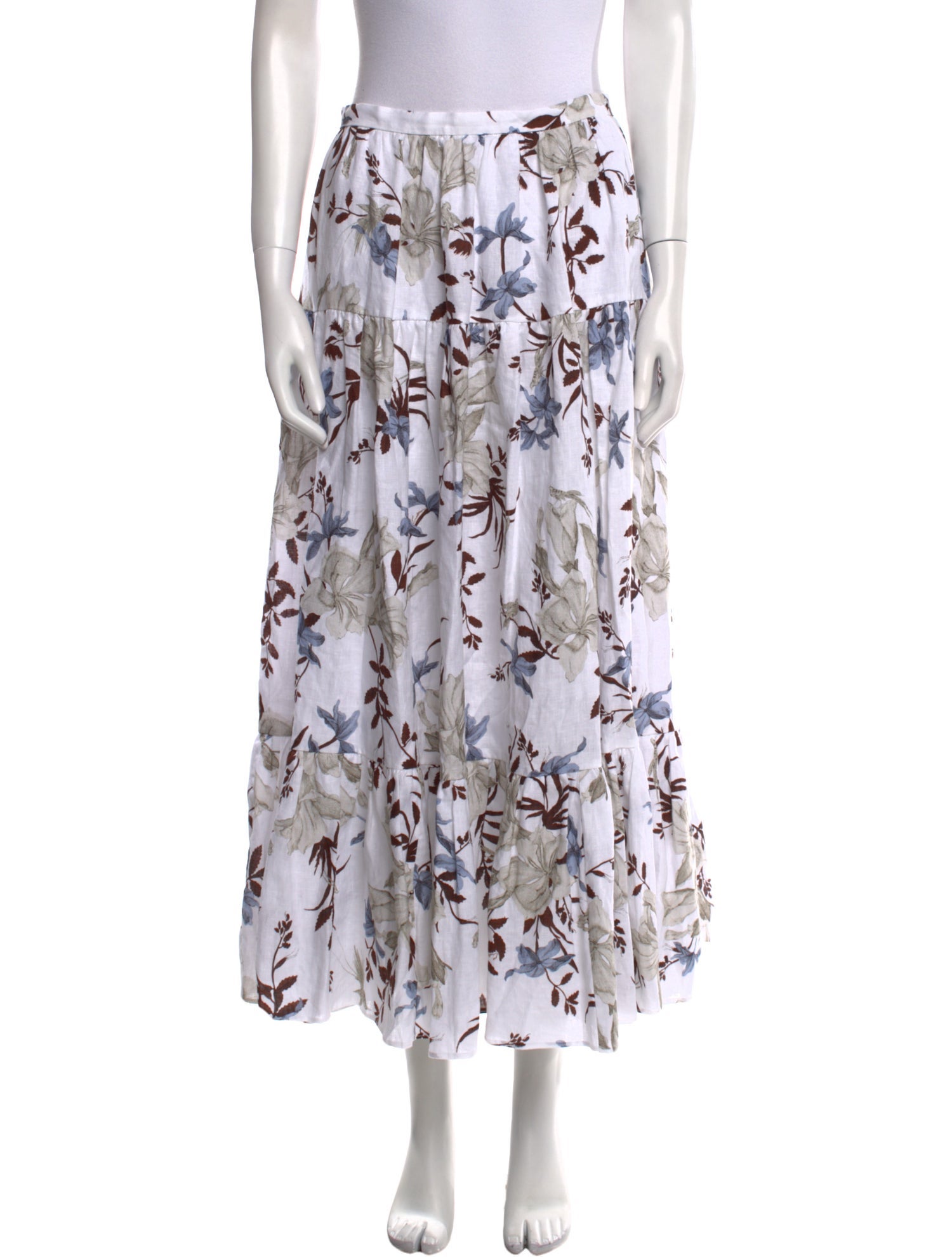 Erdem Linen Midi Length Skirt w/ Tags