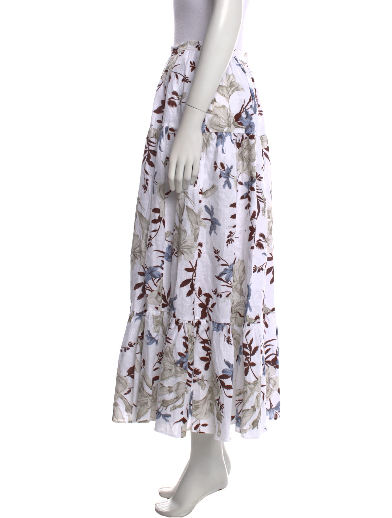 Erdem Linen Midi Length Skirt w/ Tags