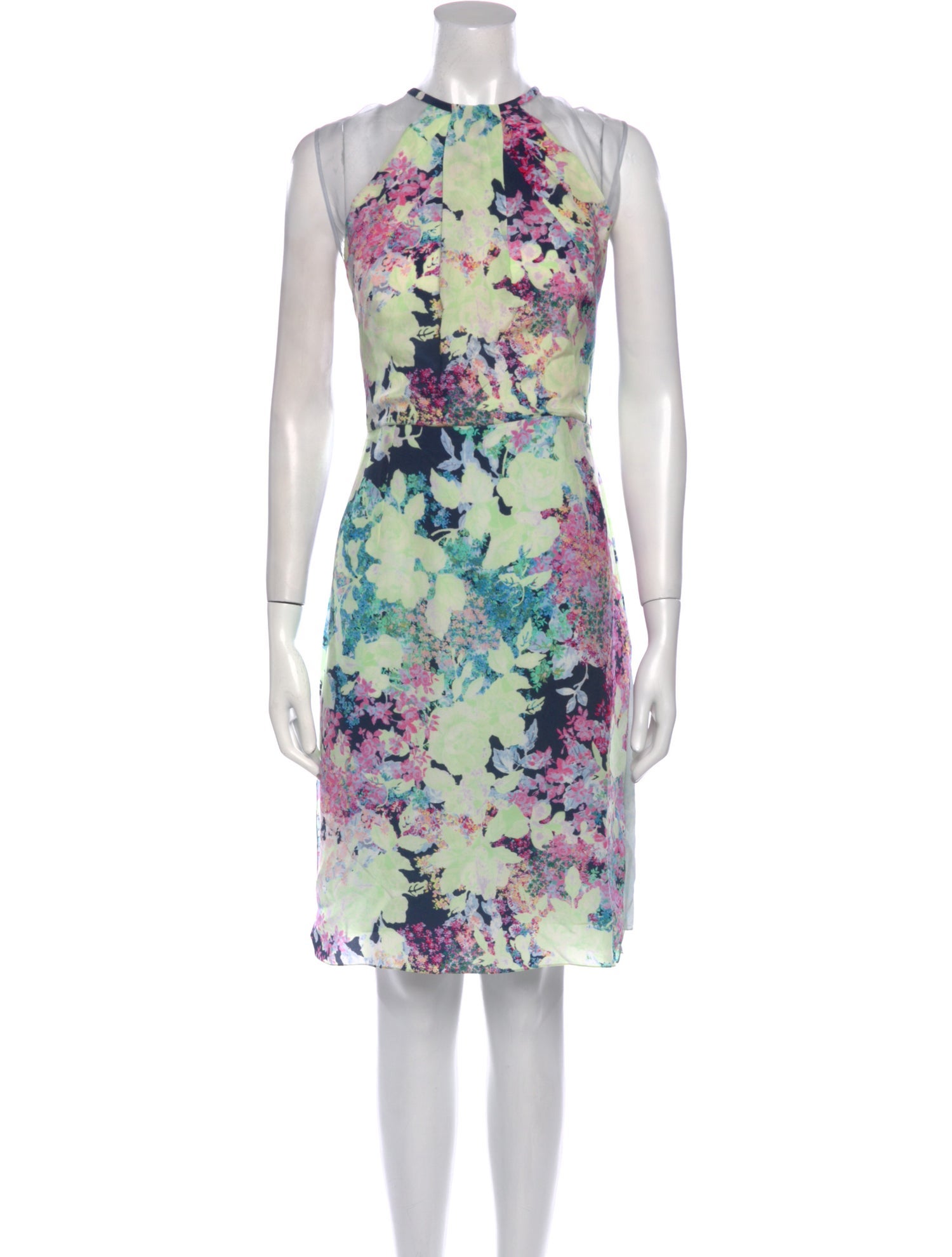 Erdem Silk Knee-Length Dress