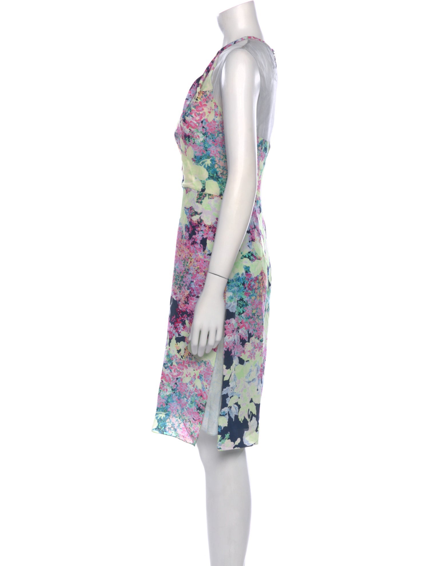 Erdem Silk Knee-Length Dress