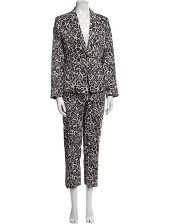 Erdem Animal Print Pantsuit