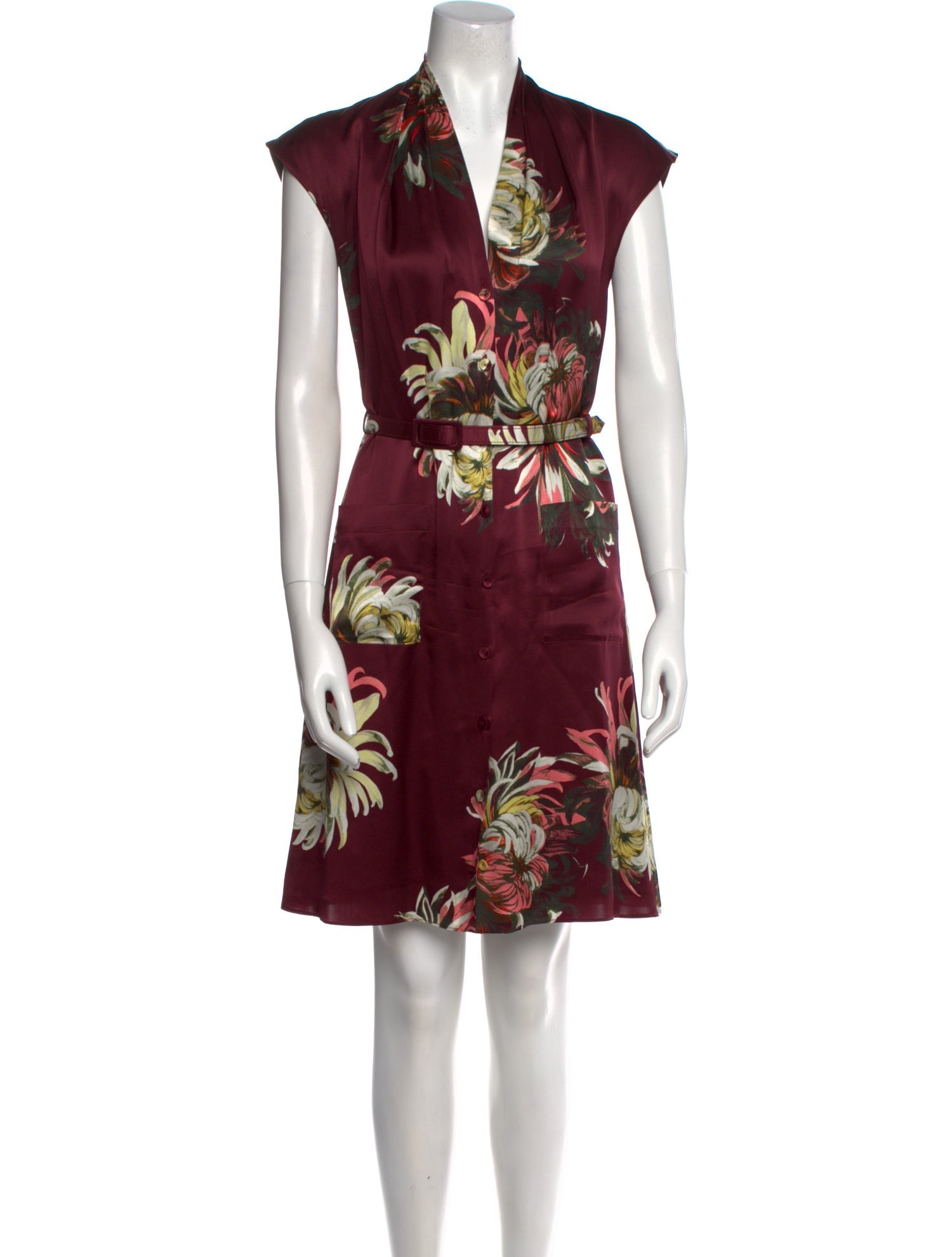 Erdem Silk Knee-Length Dress