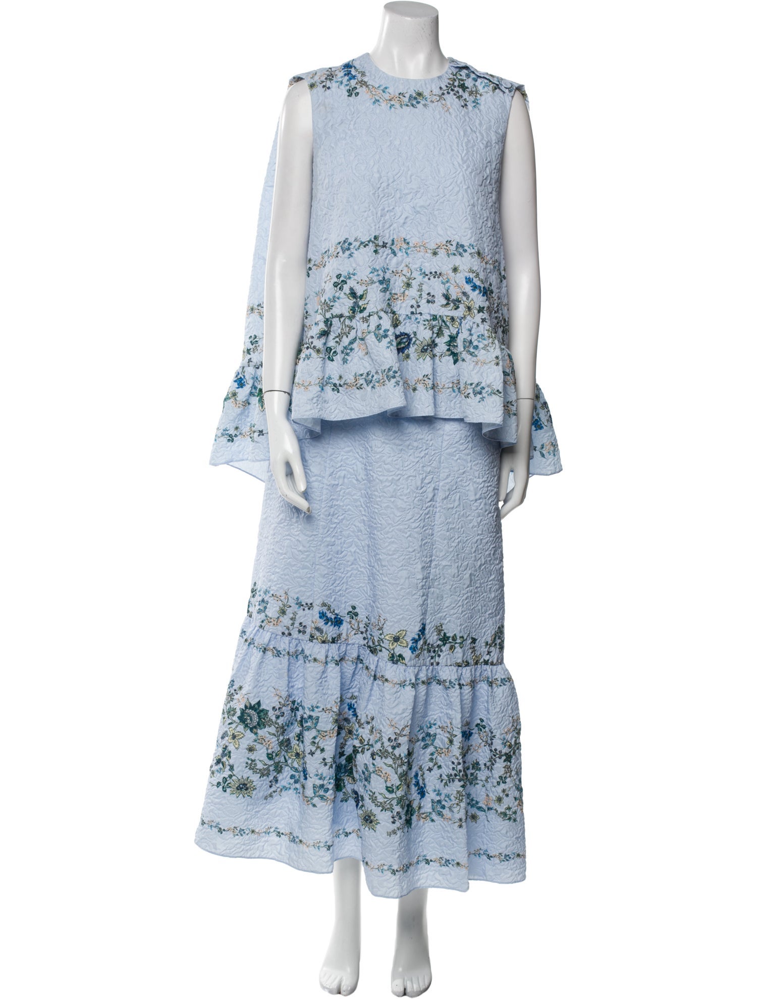 Erdem Floral Print Skirt Set