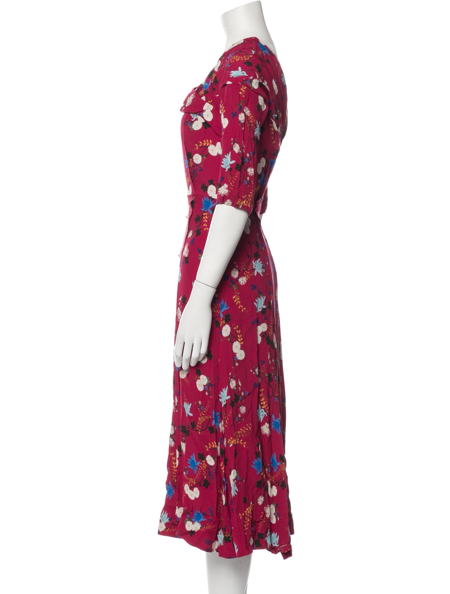 Erdem Silk Midi Length Dress