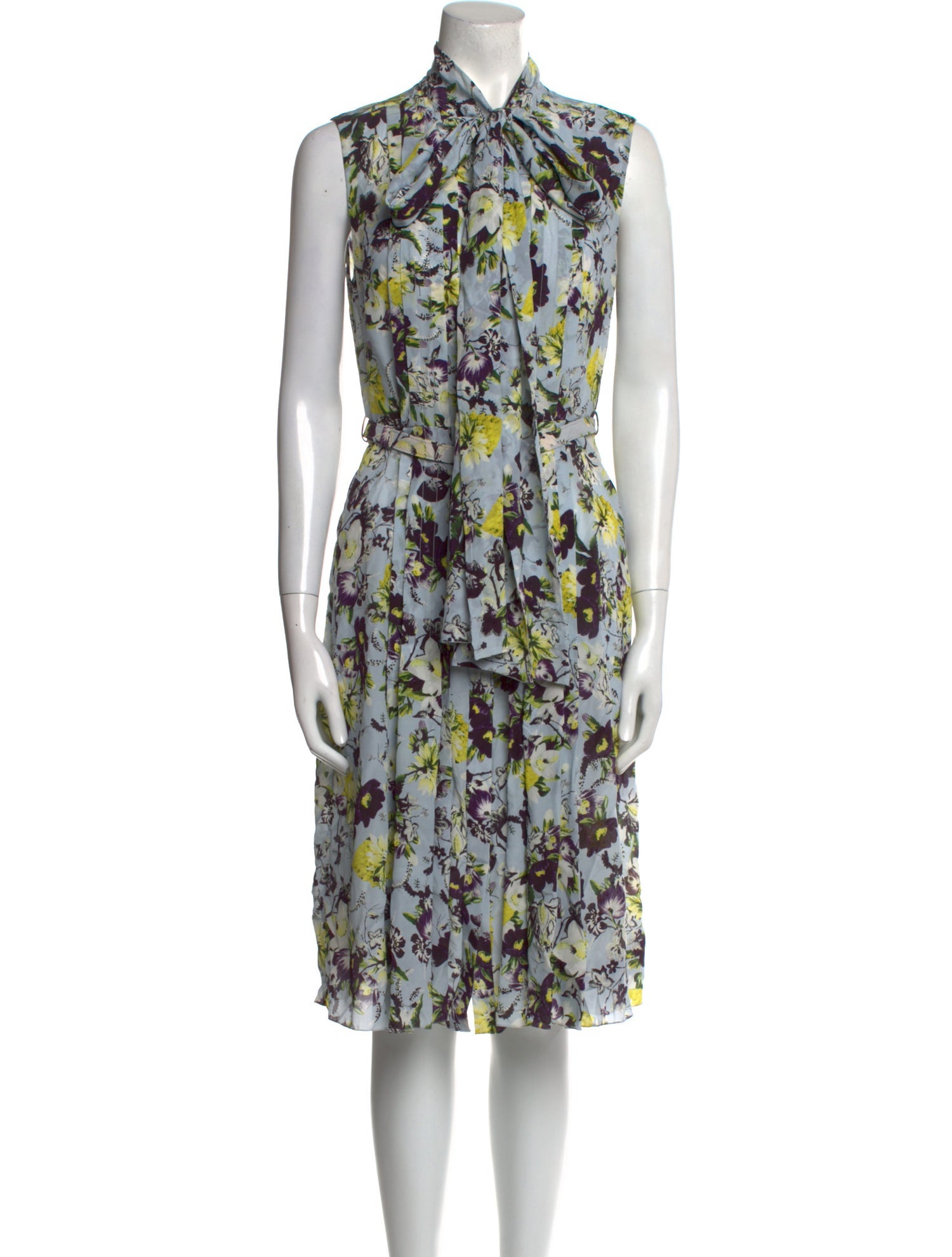 Erdem Silk Knee-Length Dress
