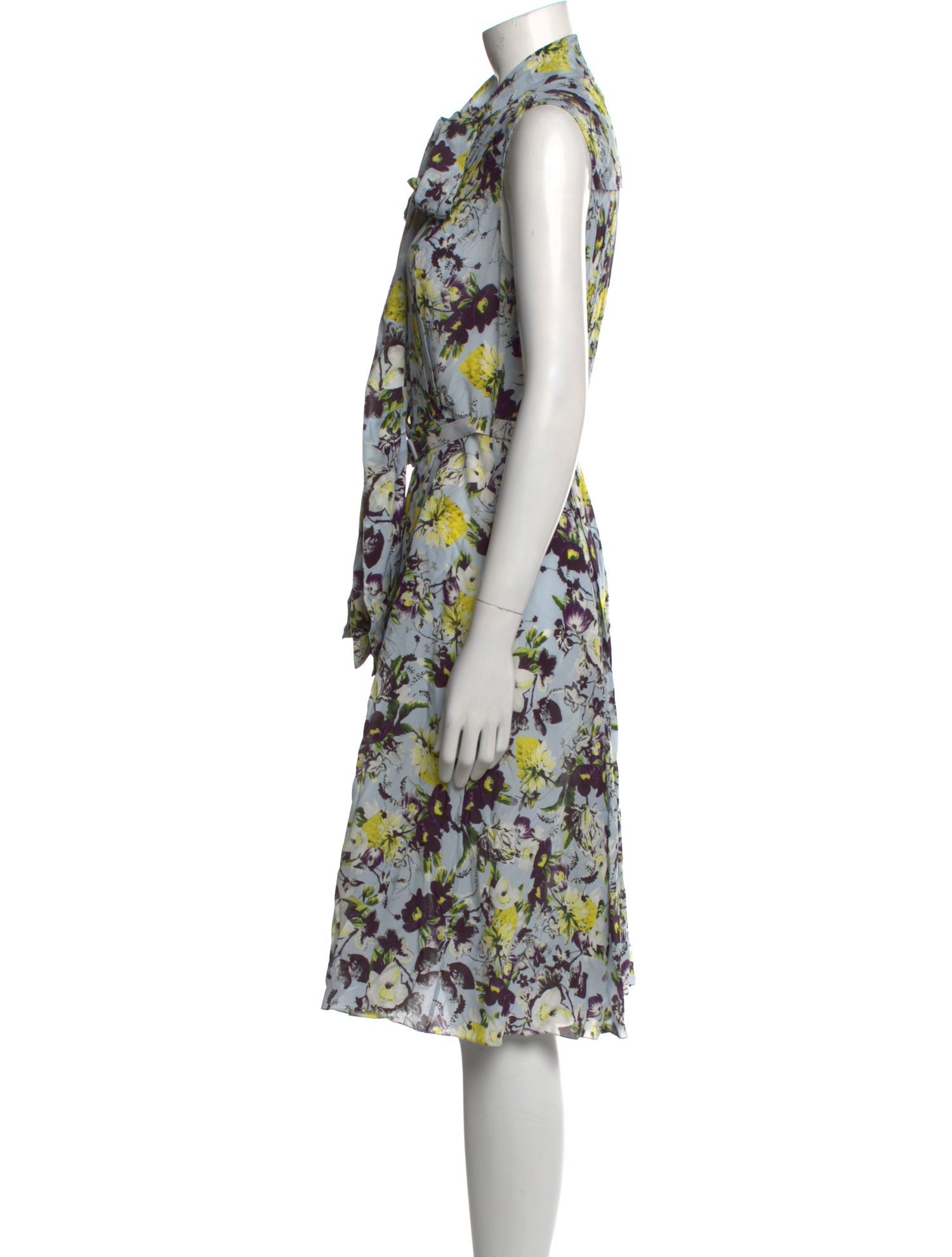 Erdem Silk Knee-Length Dress