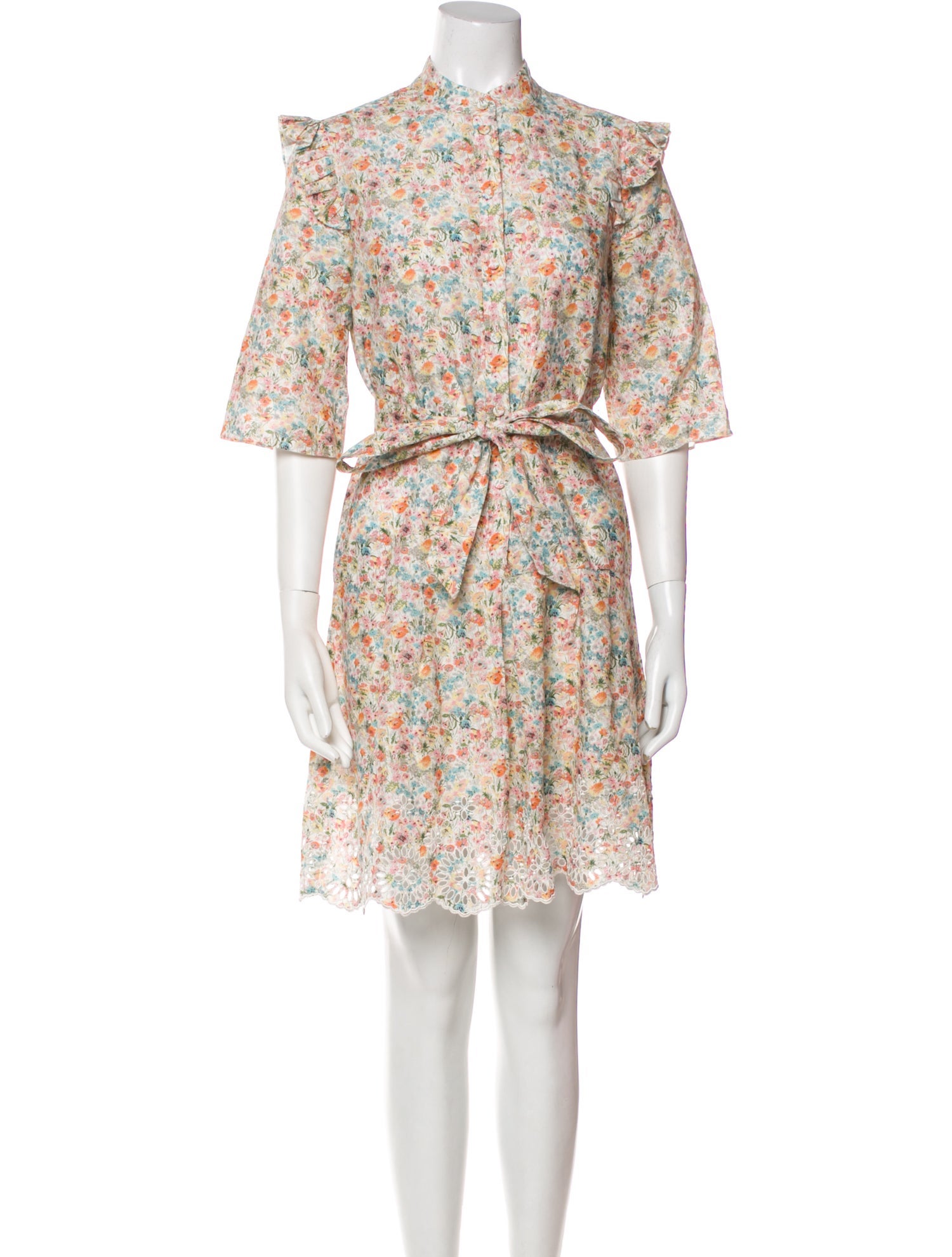 Erdem Linen Mini Dress