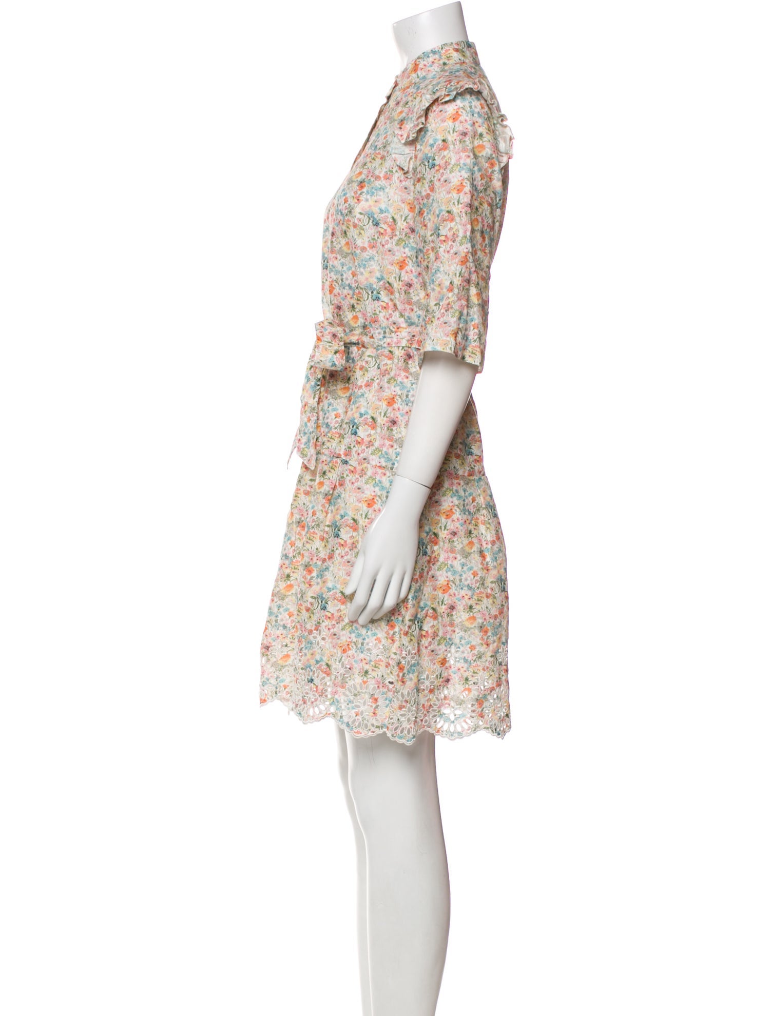 Erdem Linen Mini Dress