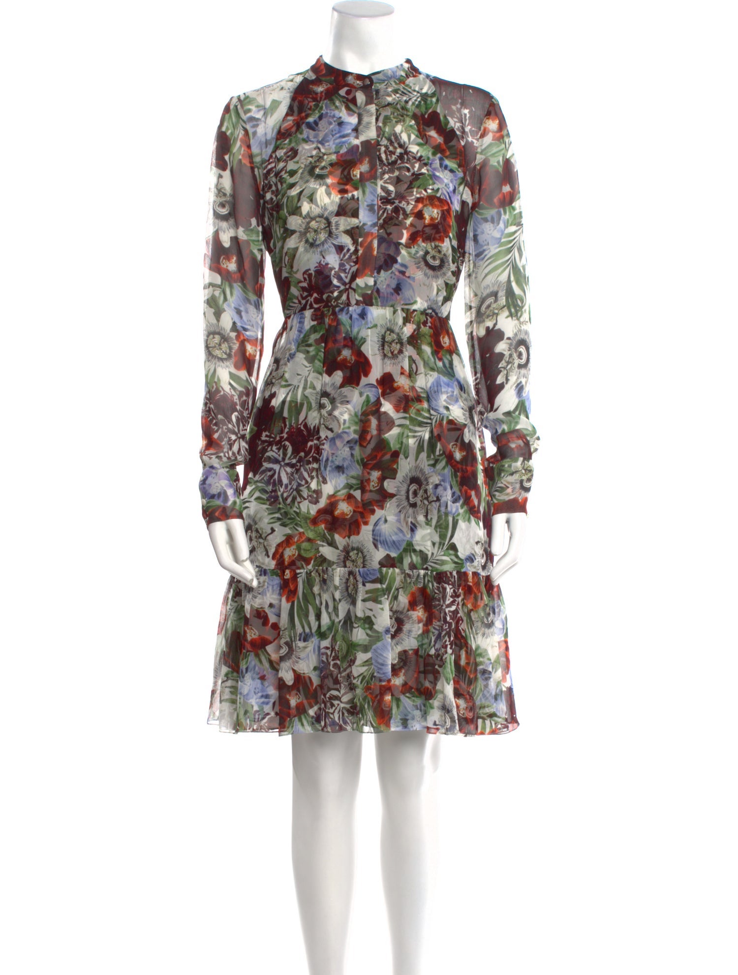 Erdem Silk Knee-Length Dress