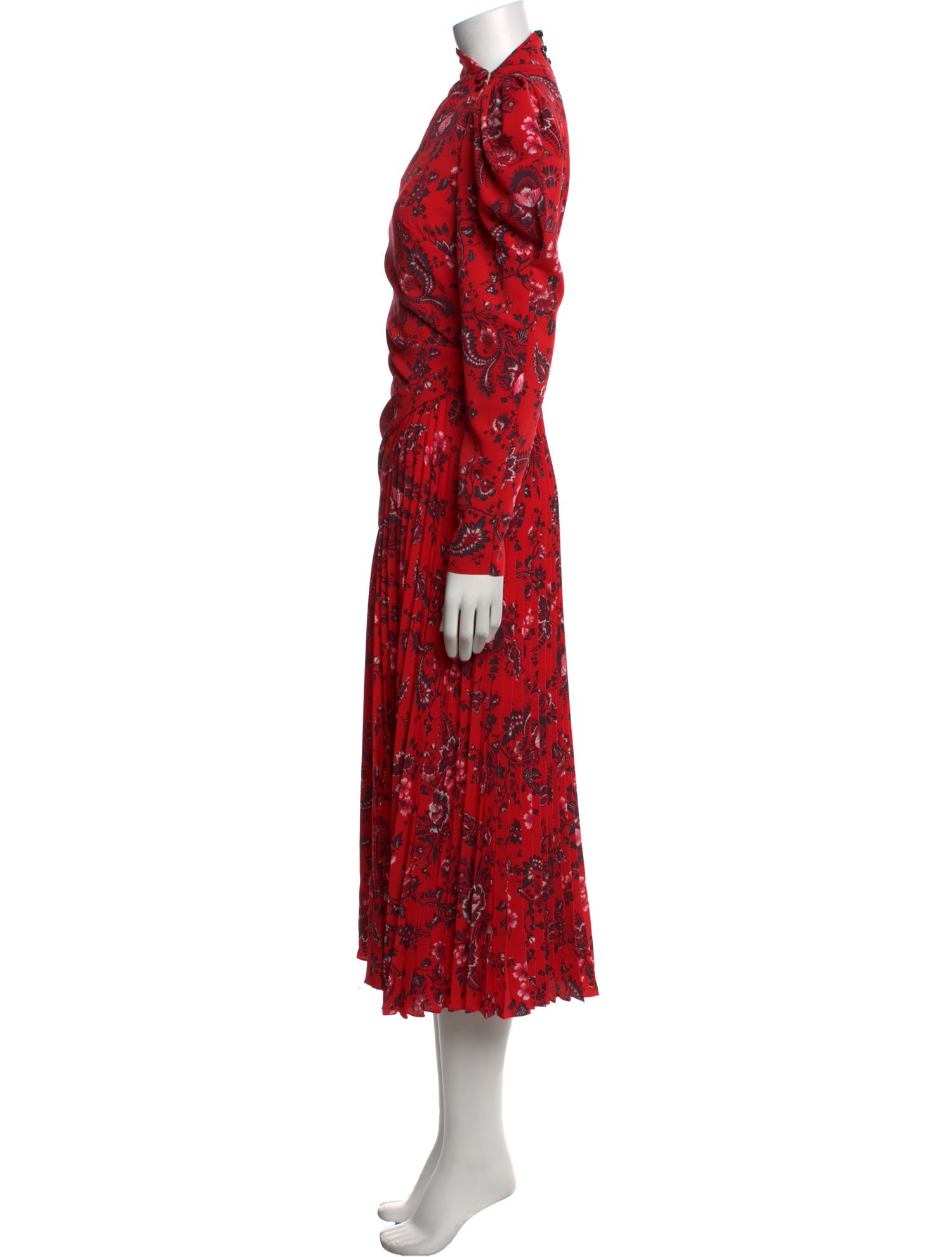 Erdem Floral Print Long Dress