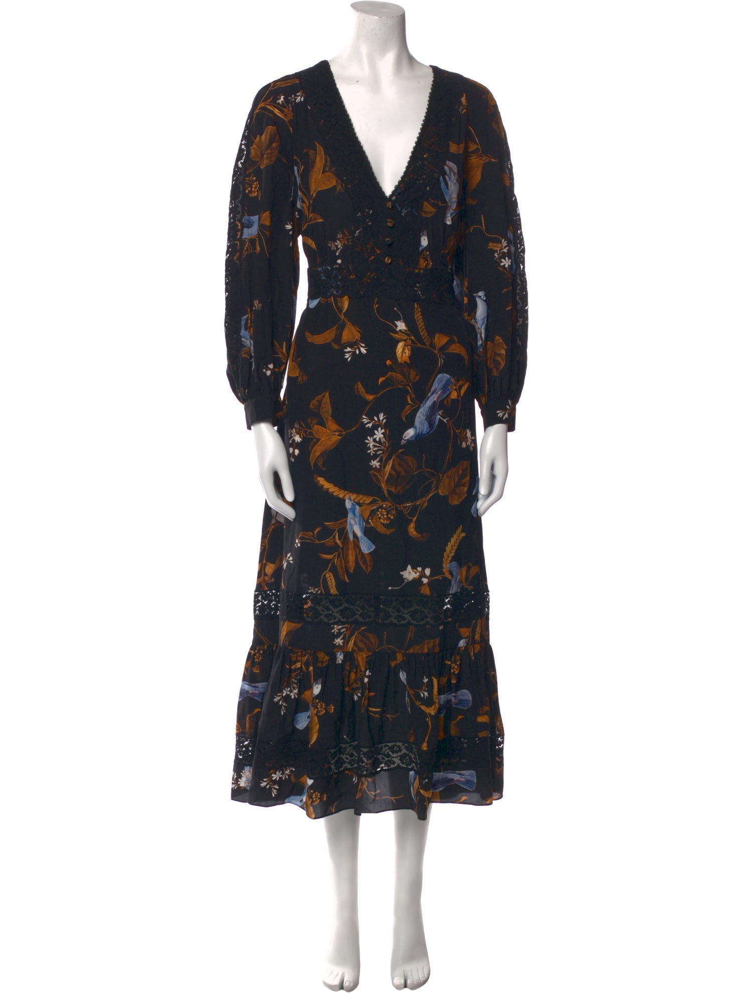 Erdem Silk Long Dress