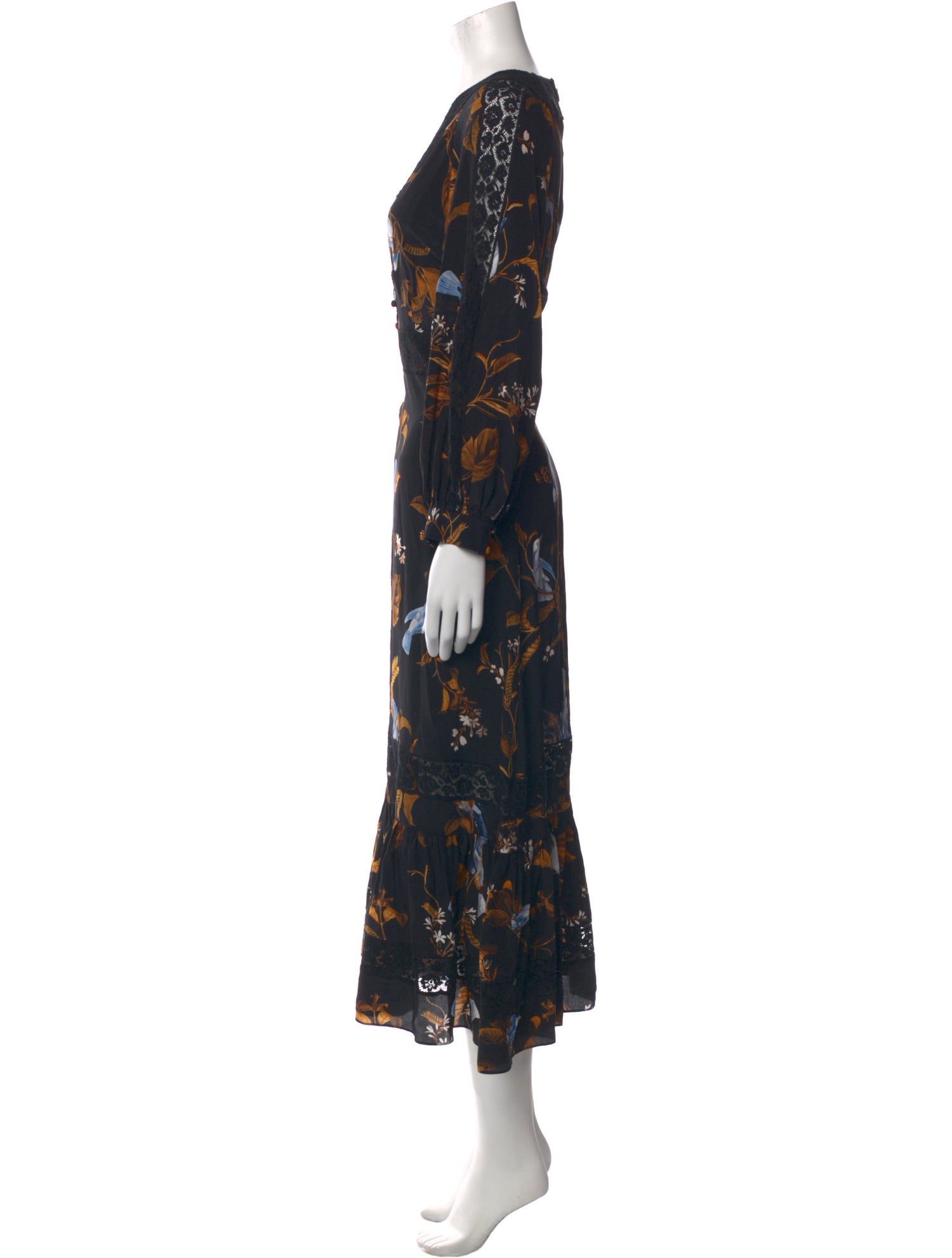 Erdem Silk Long Dress