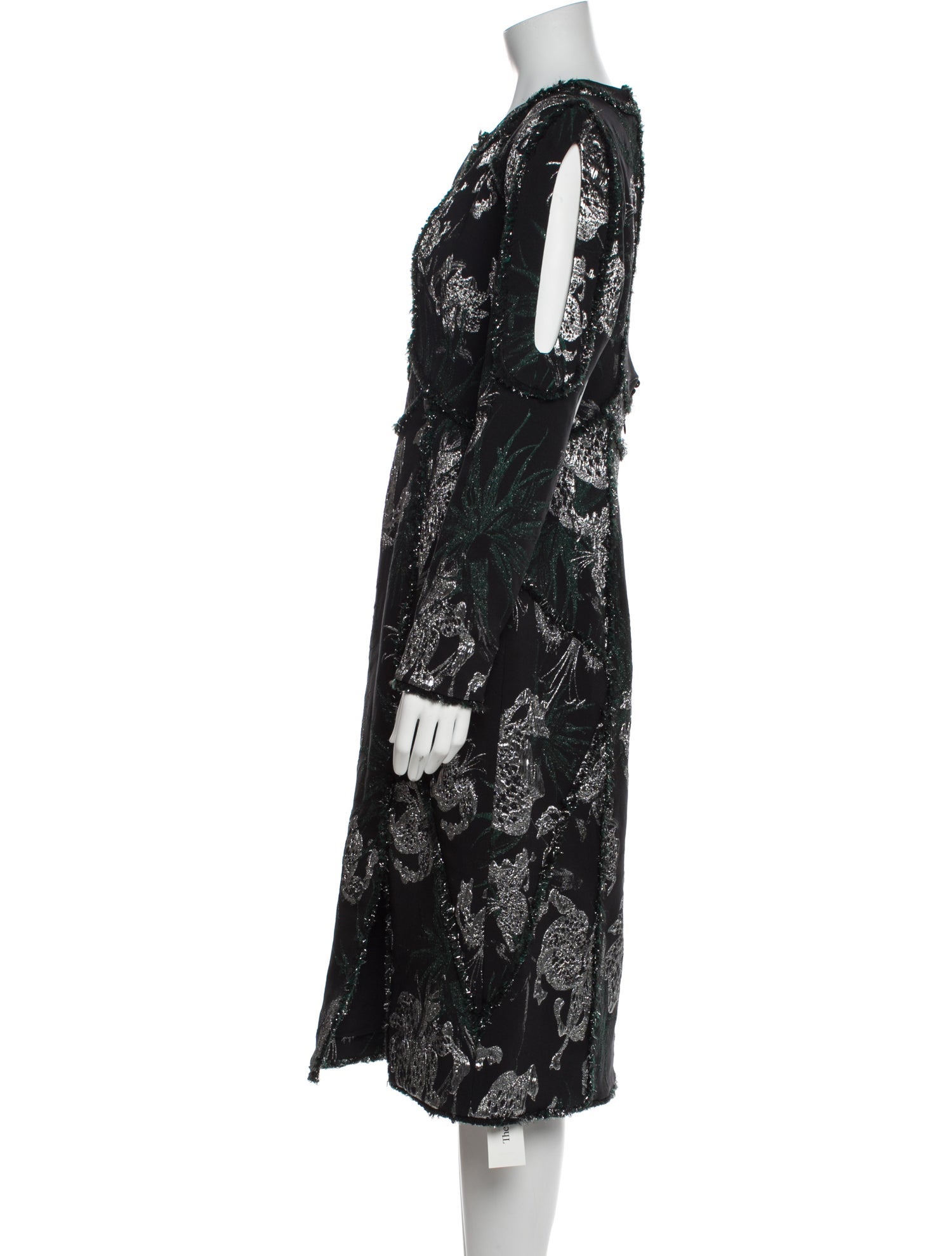 Erdem Floral Print Midi Length Dress w/ Tags