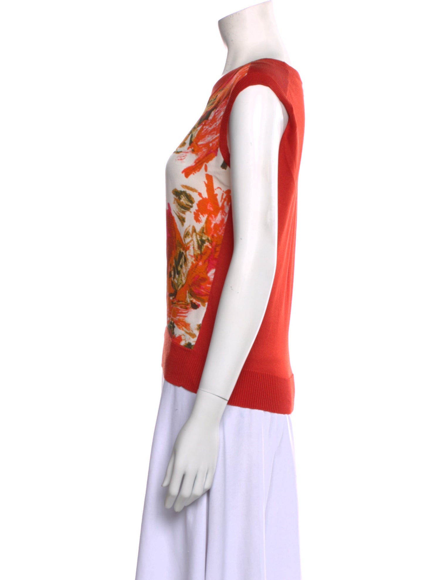 Erdem Silk Printed Top