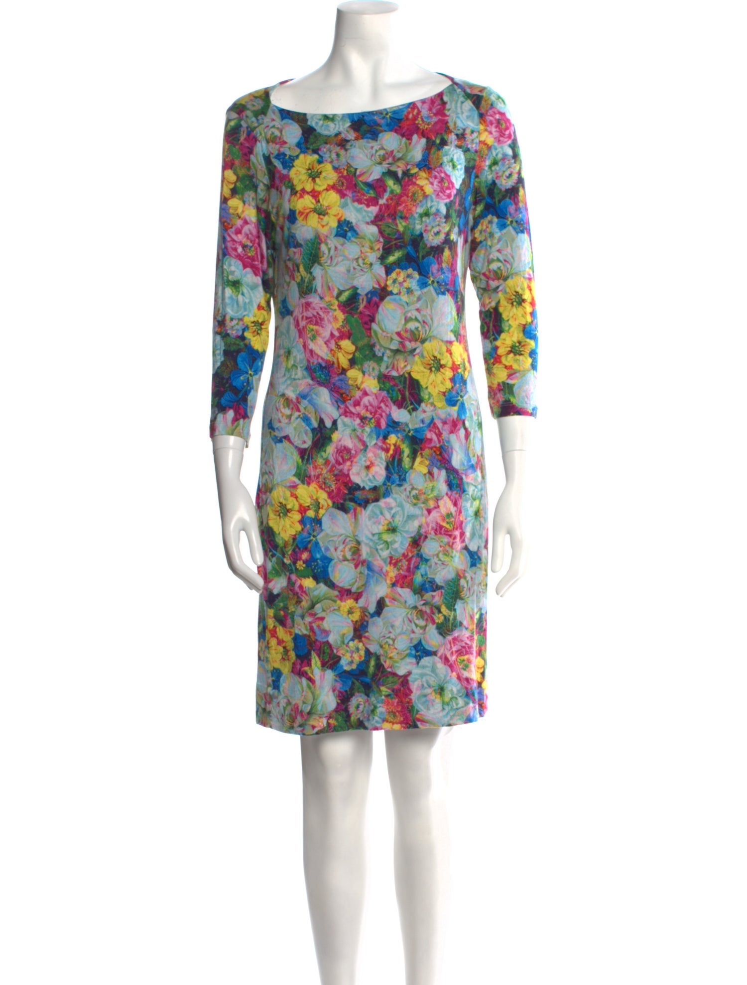 Erdem Floral Print Knee-Length Dress