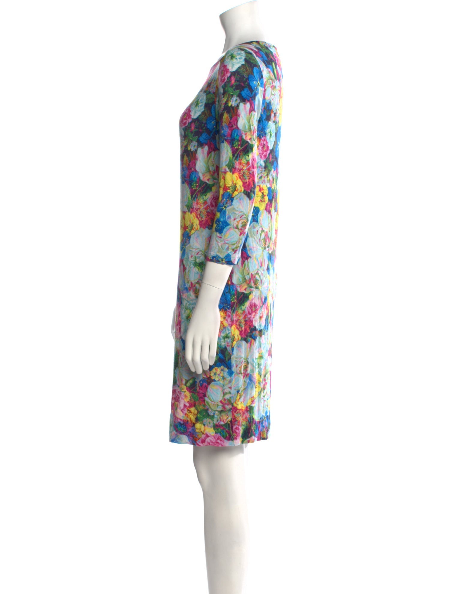 Erdem Floral Print Knee-Length Dress