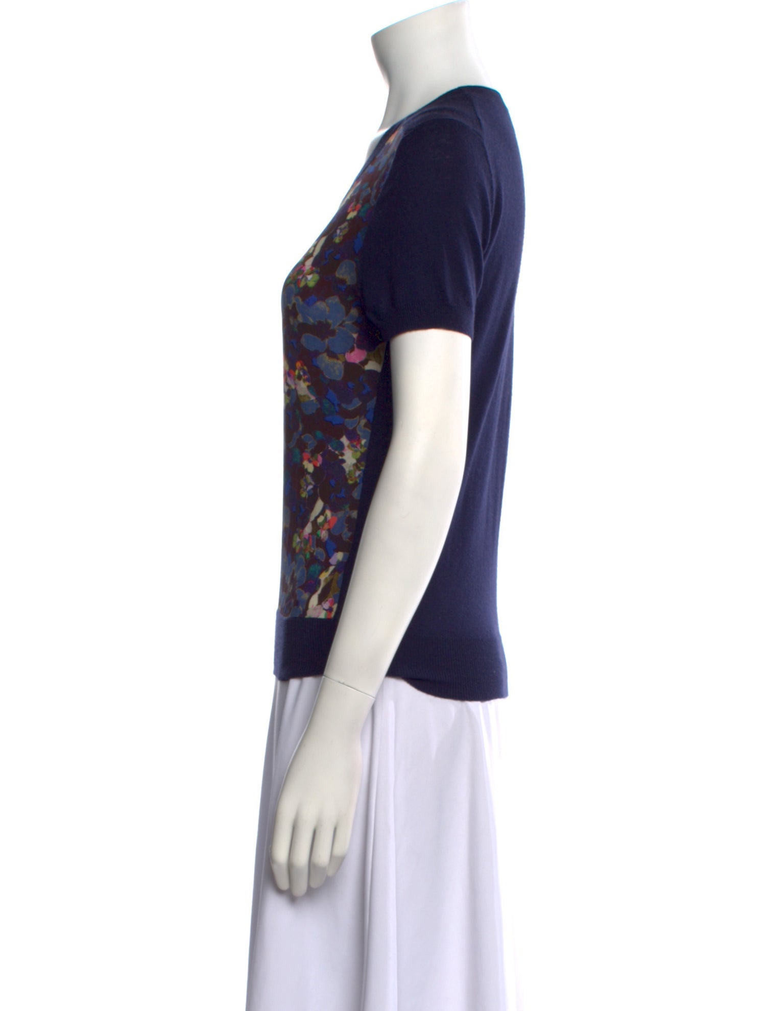 Erdem Merino Wool Floral Print Sweater