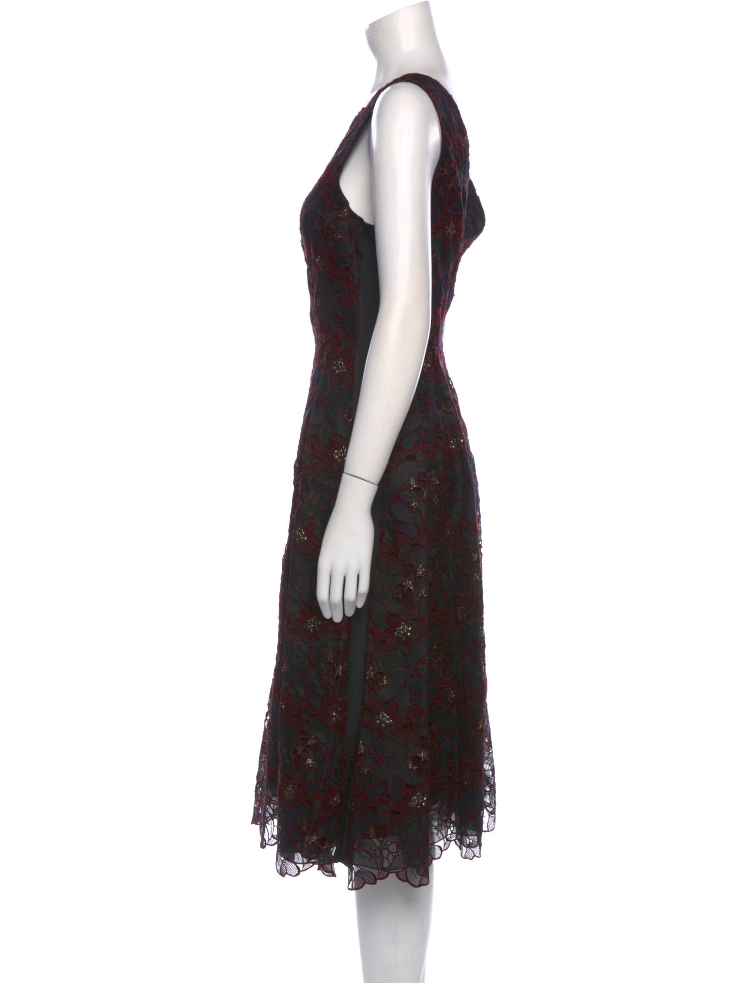 Erdem Silk Midi Length Dress
