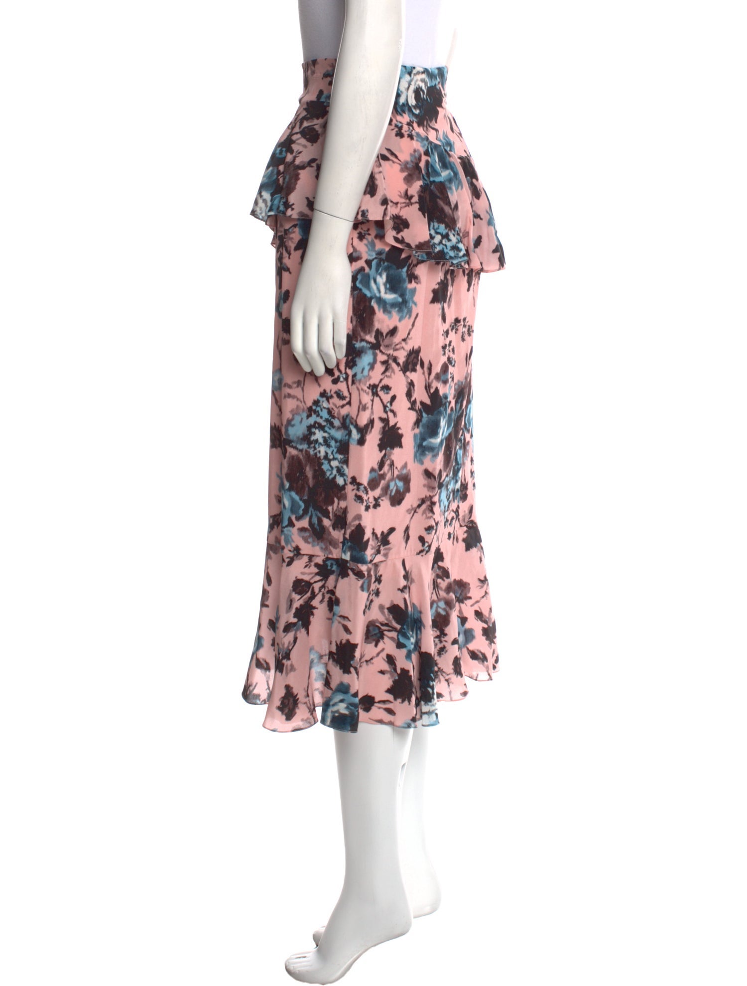 Erdem Silk Midi Length Skirt w/ Tags