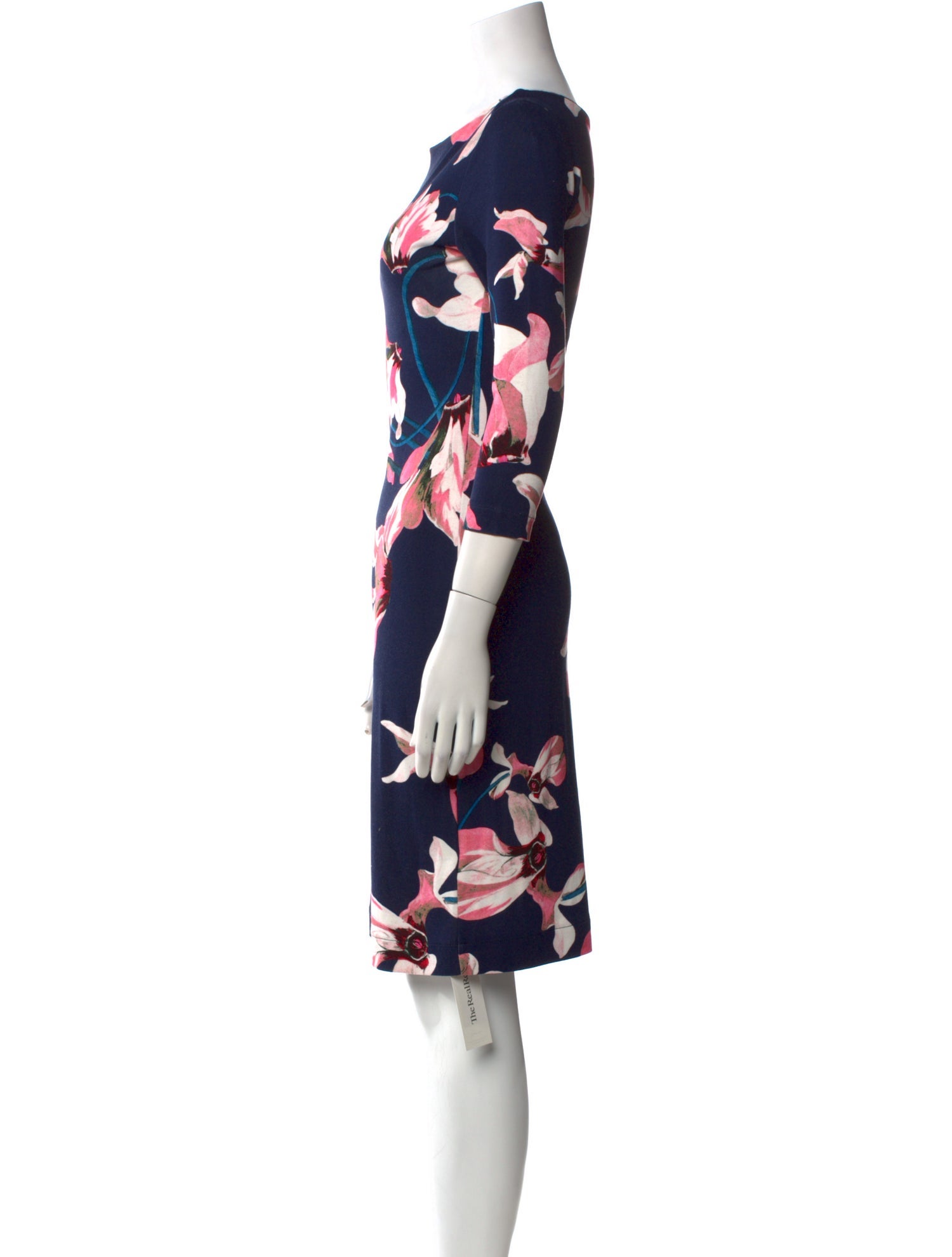 Erdem Floral Print Knee-Length Dress