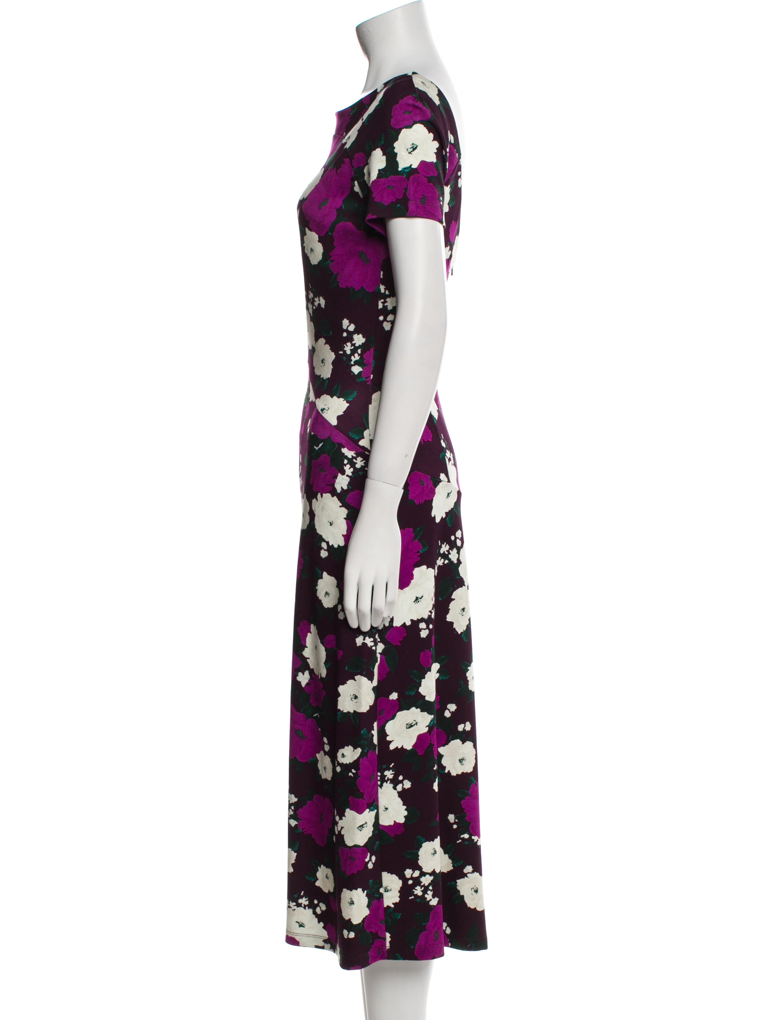 Erdem Floral Print Long Dress