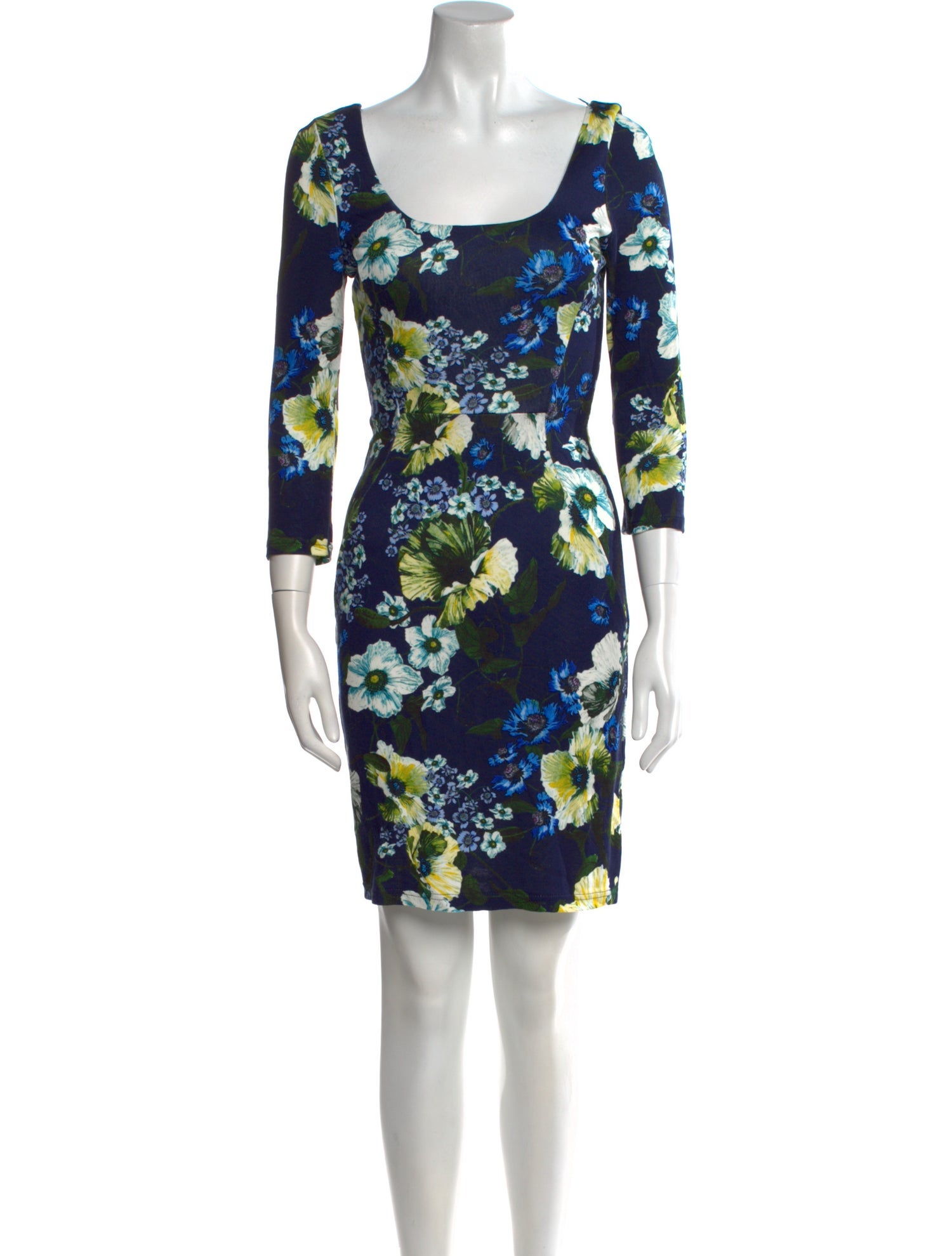 Erdem Floral Print Mini Dress