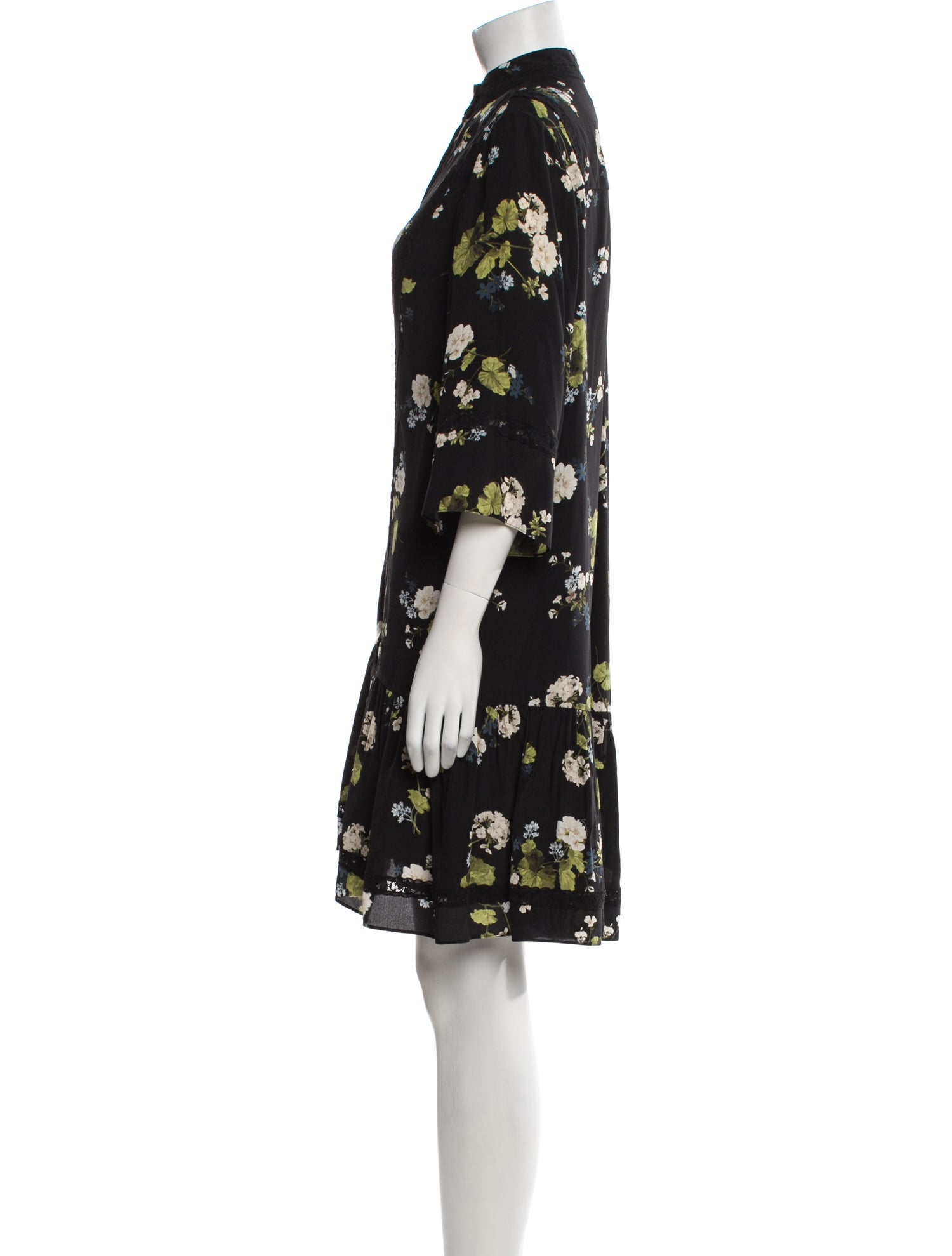Erdem Silk Knee-Length Dress