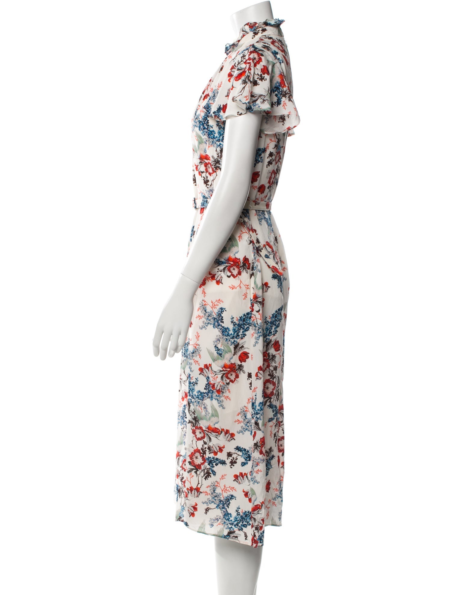 Erdem Silk Printed Jumpsuit