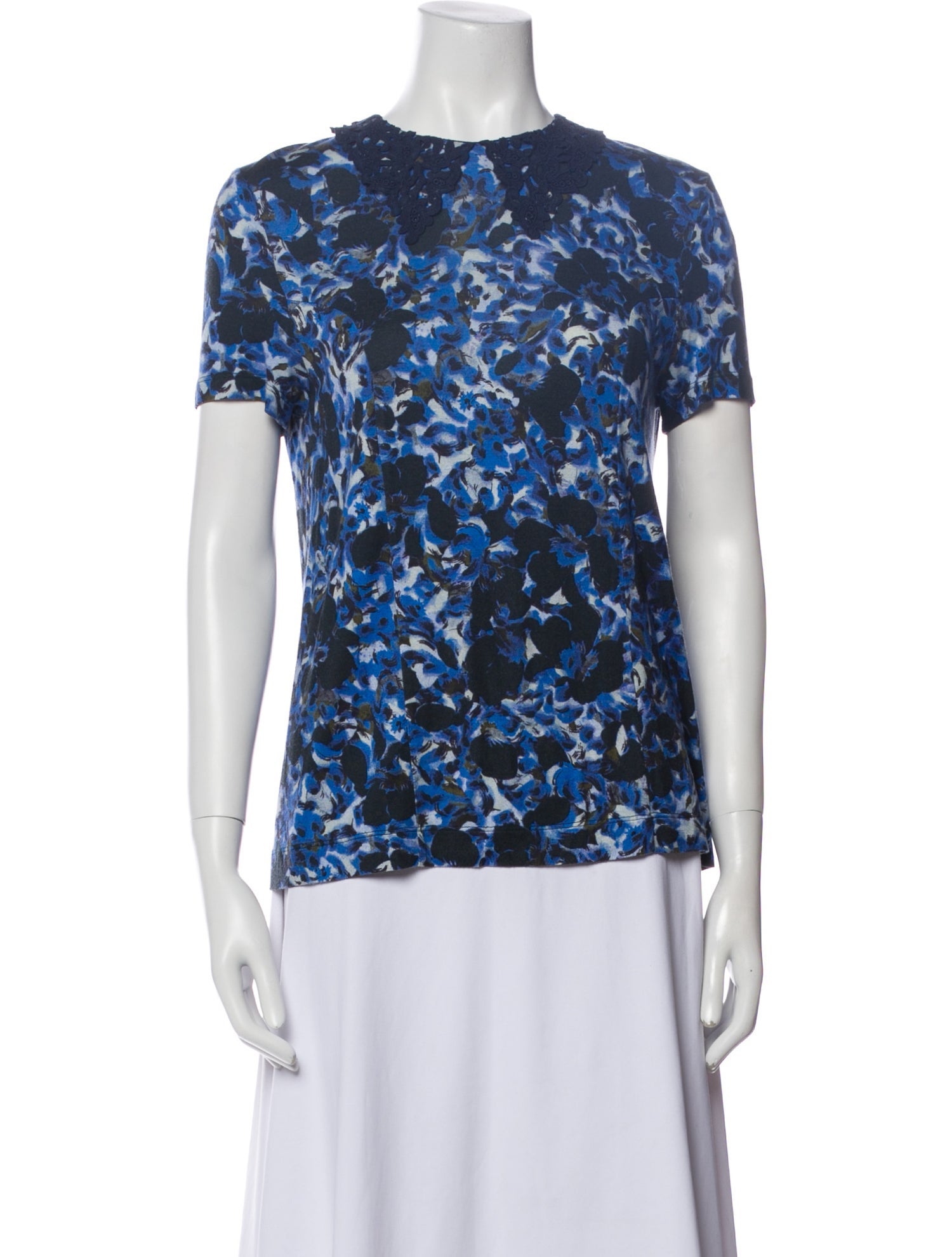 Erdem Printed Crew Neck T-Shirt